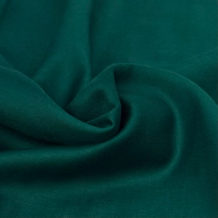Wool Blend Twill Suiting - Deep Green (WSW0796)