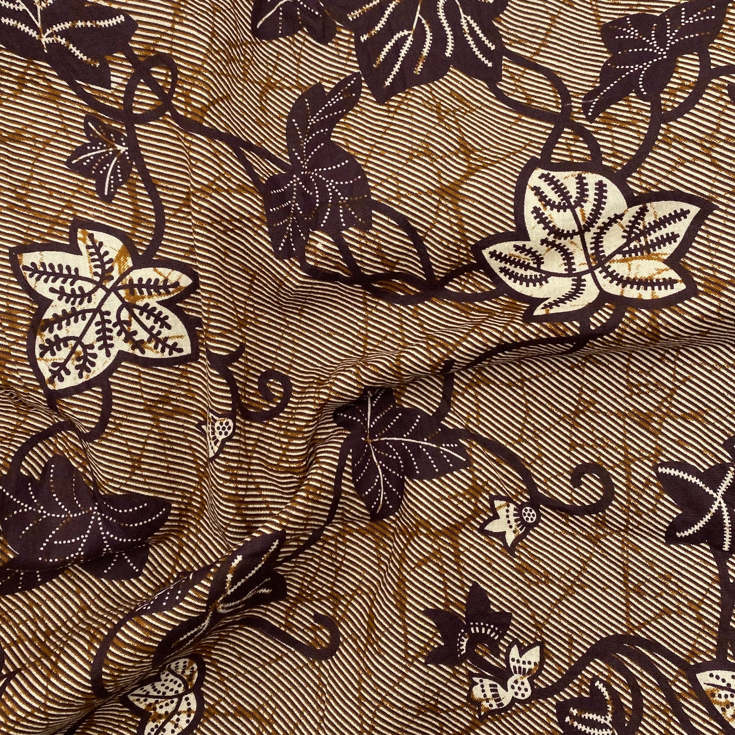 Cotton Shirting - Wax-Printed Ivy (WDW3198)