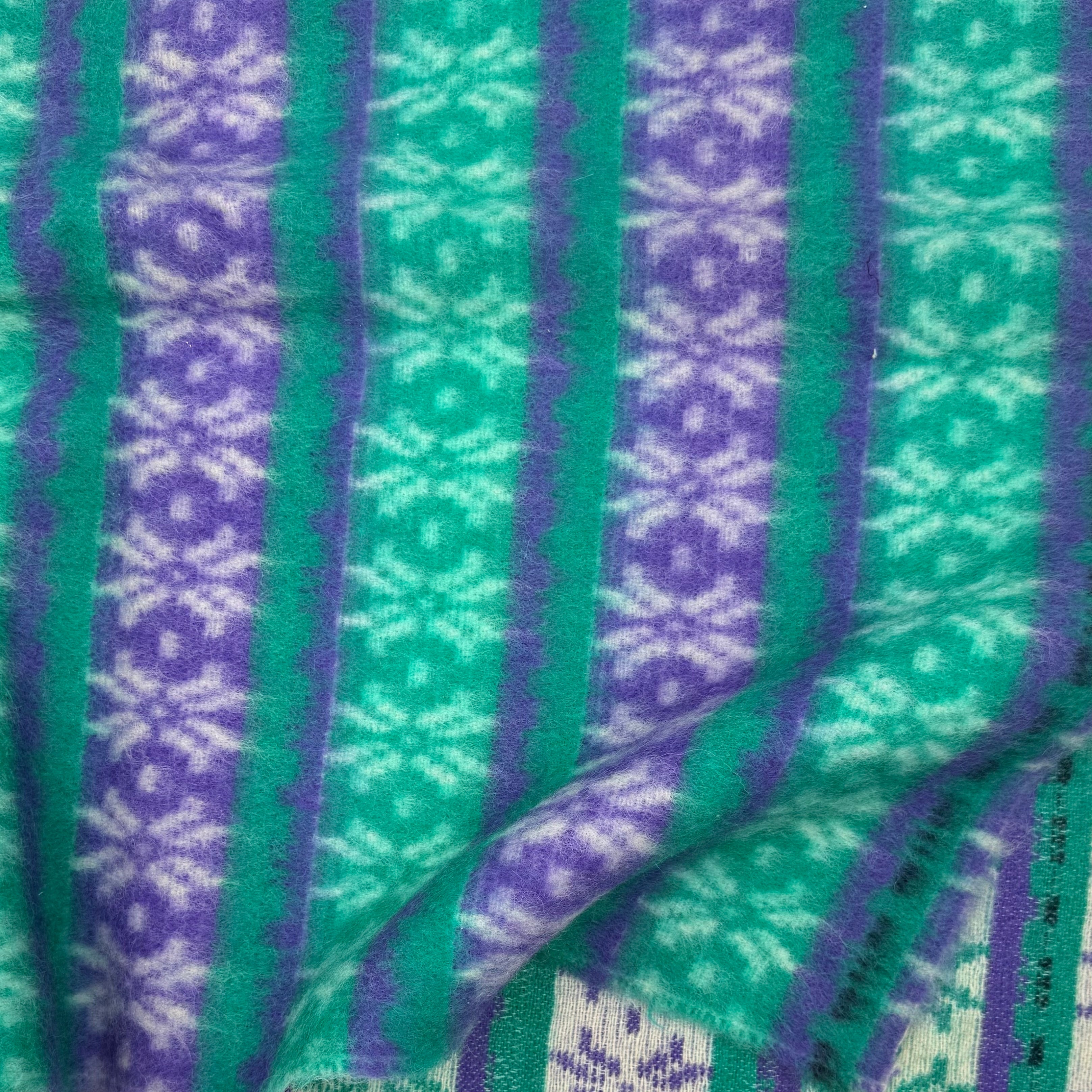 Wool Blend Coating - Arctic Stripes (WCW0347)