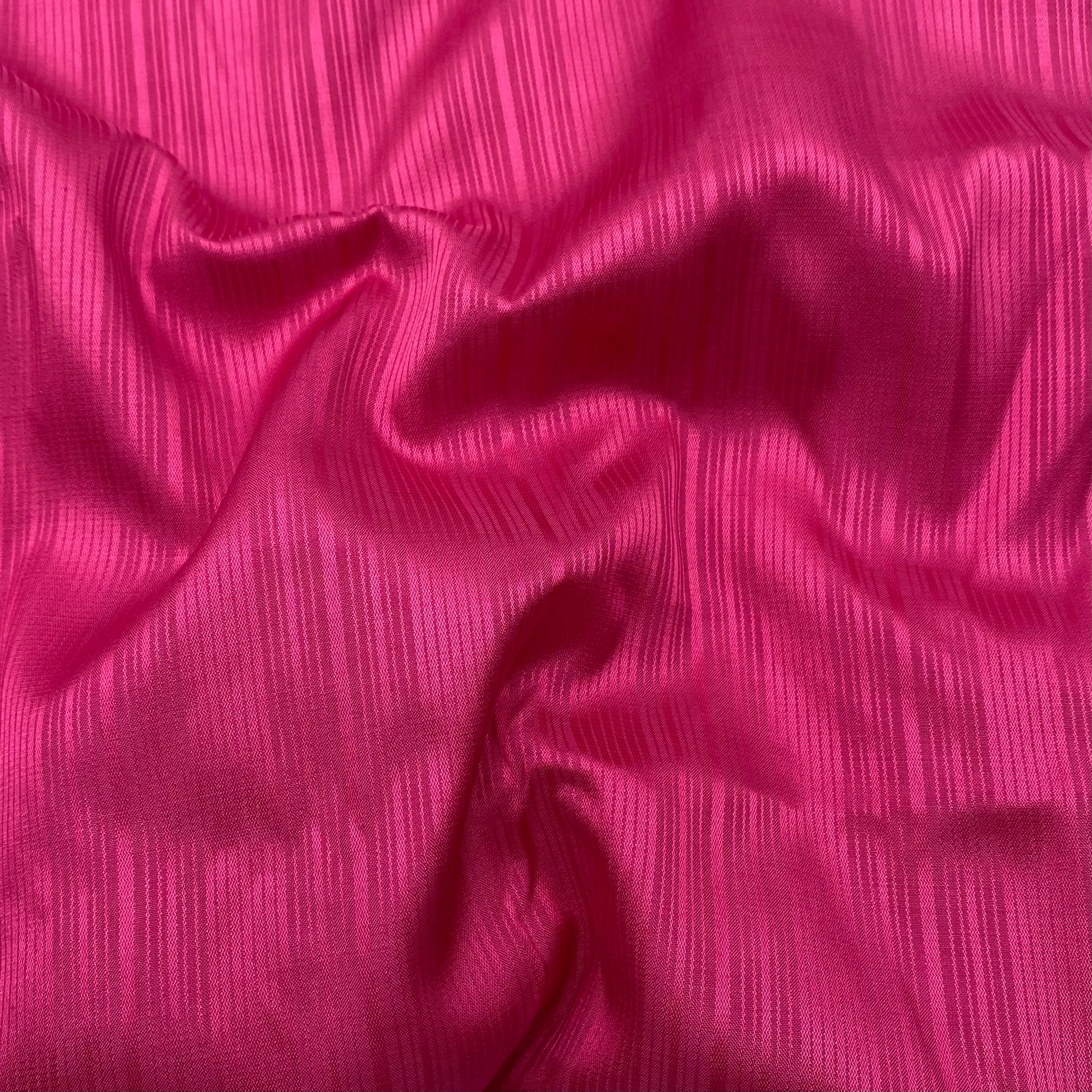 Satin Stripe Blouse Weight - Fuchsia (WDW3310)