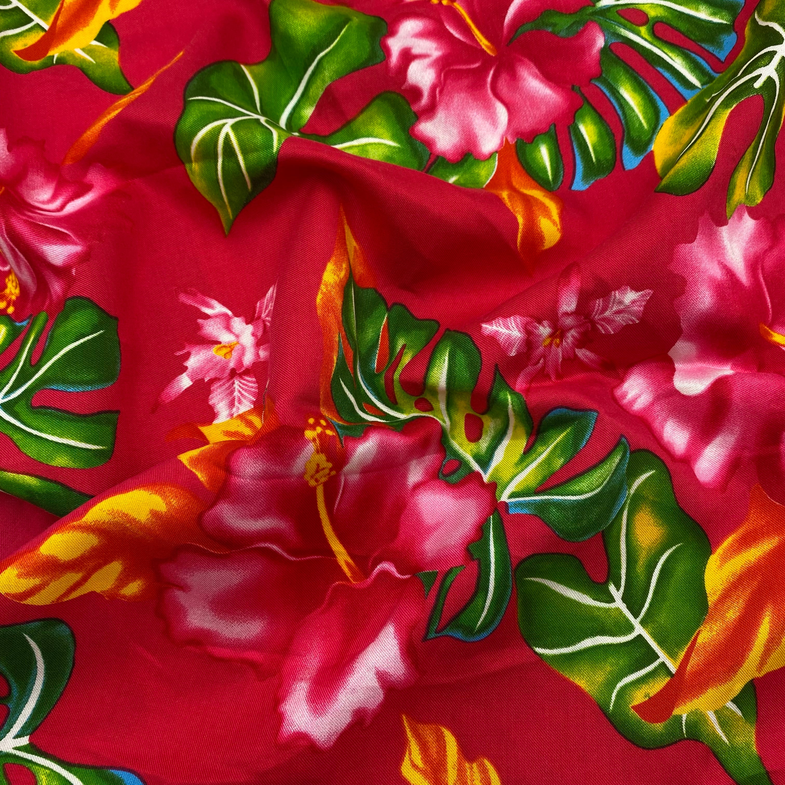 Rayon Dress Weight - Tropical Pink (WDW3377)