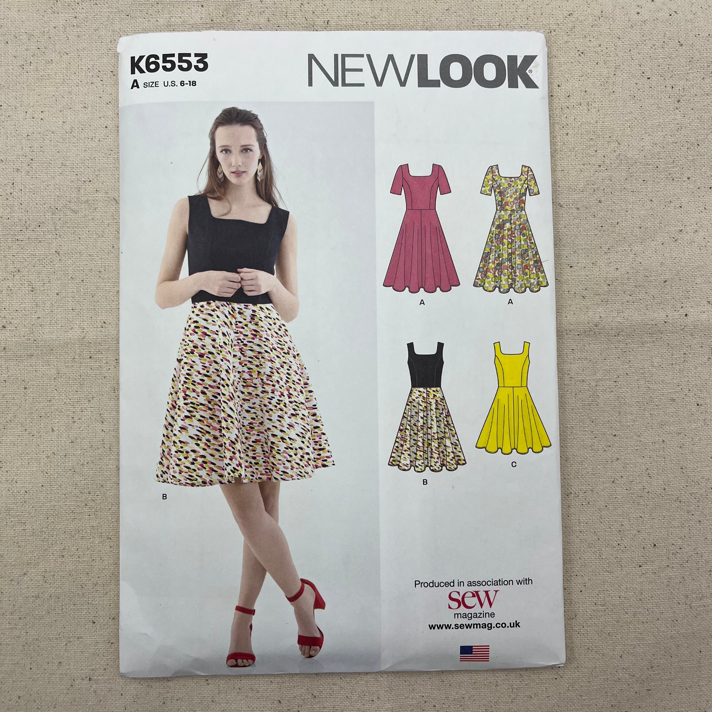 New Look Pattern - K6553 Dress (NPA0476)
