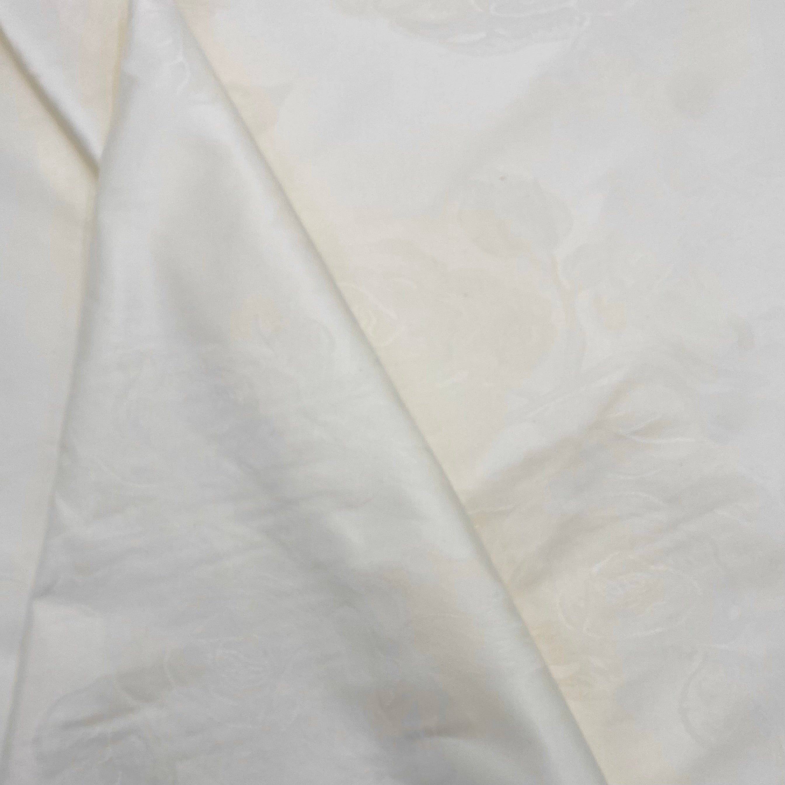 Floral Jacquard Cotton Blend - Cream (HDH0693)