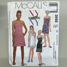Load image into Gallery viewer, MCCALL&#39;S Pattern, Junior&#39;s Dresses (PMC3592)
