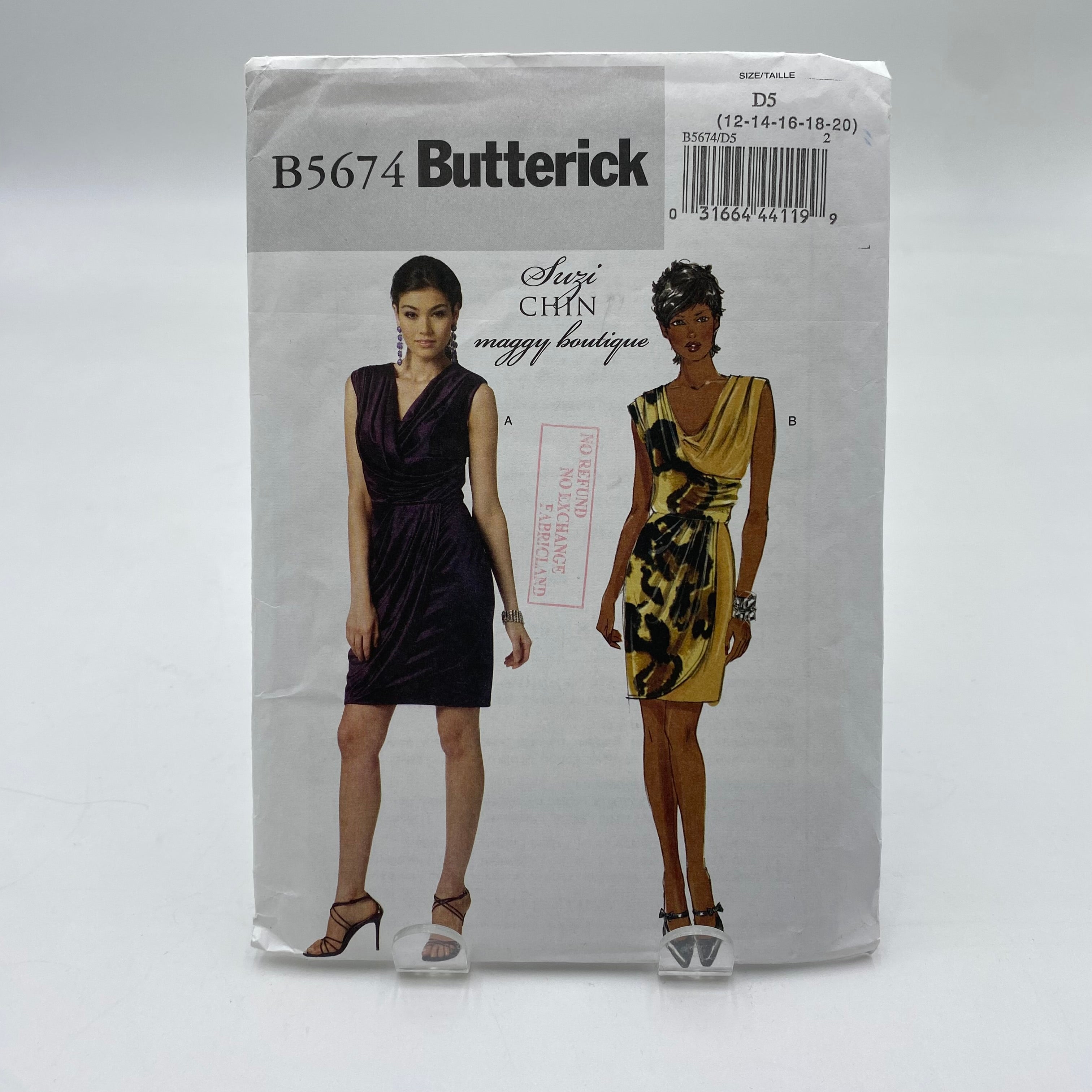 Butterick Pattern - Misses' Dress B5674 (NPA0191)
