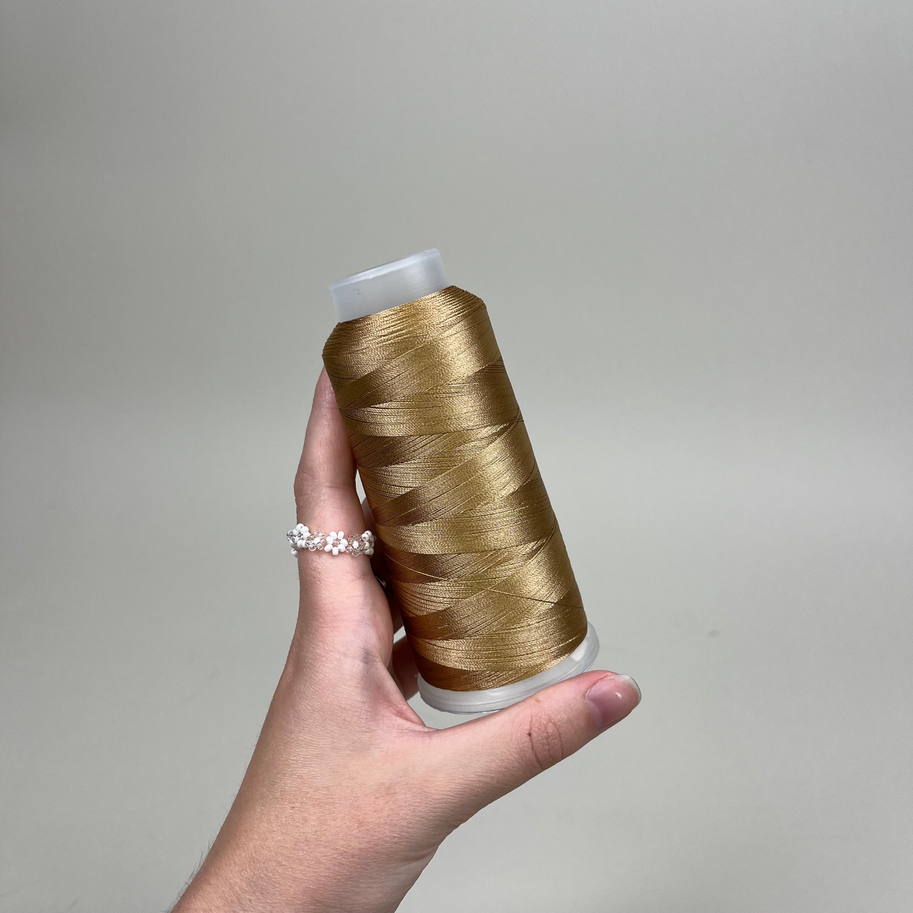 Machine Embroidery Thread - Antique Gold (NTH1247)