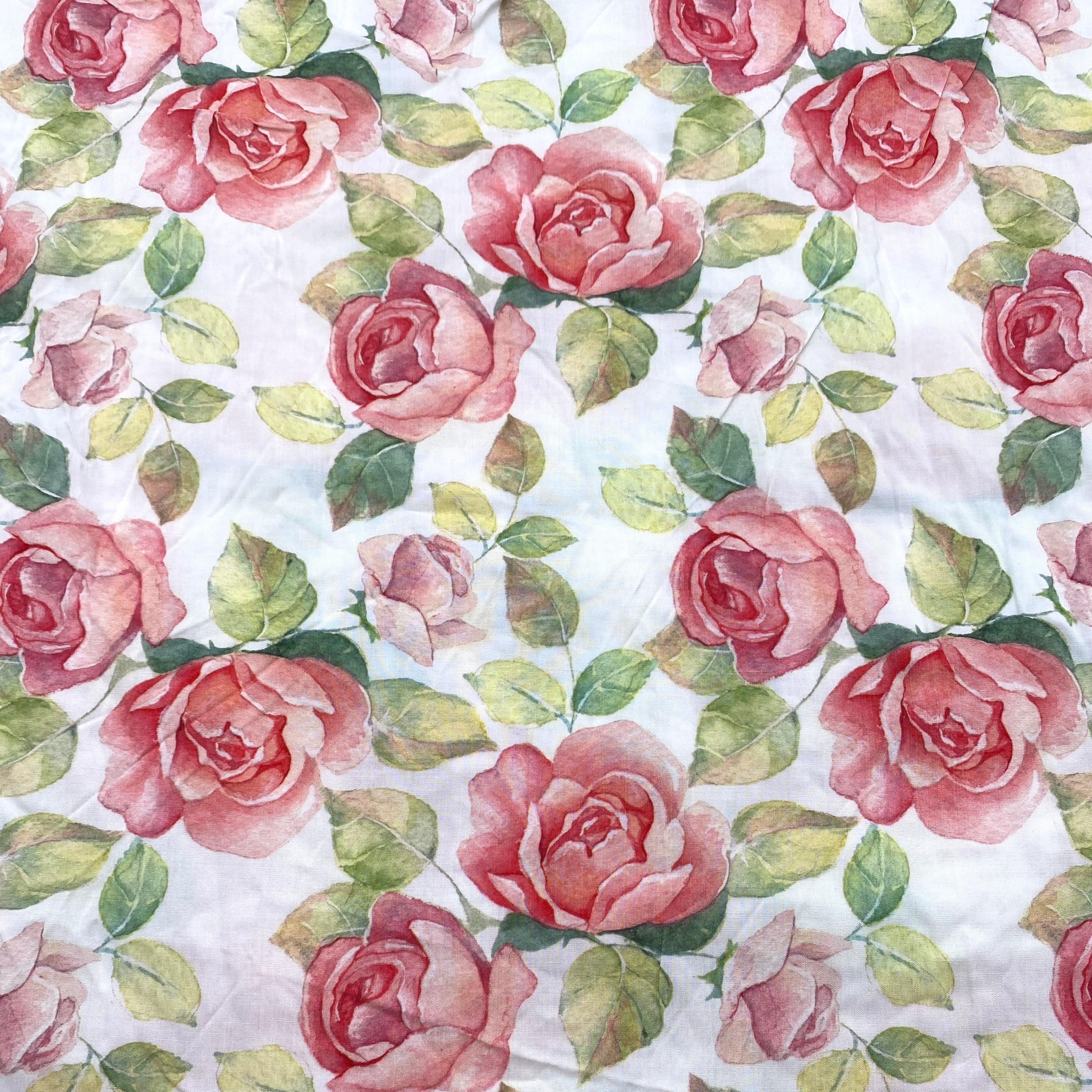 Rayon Dress Weight - Rose Garden (WDW3368)