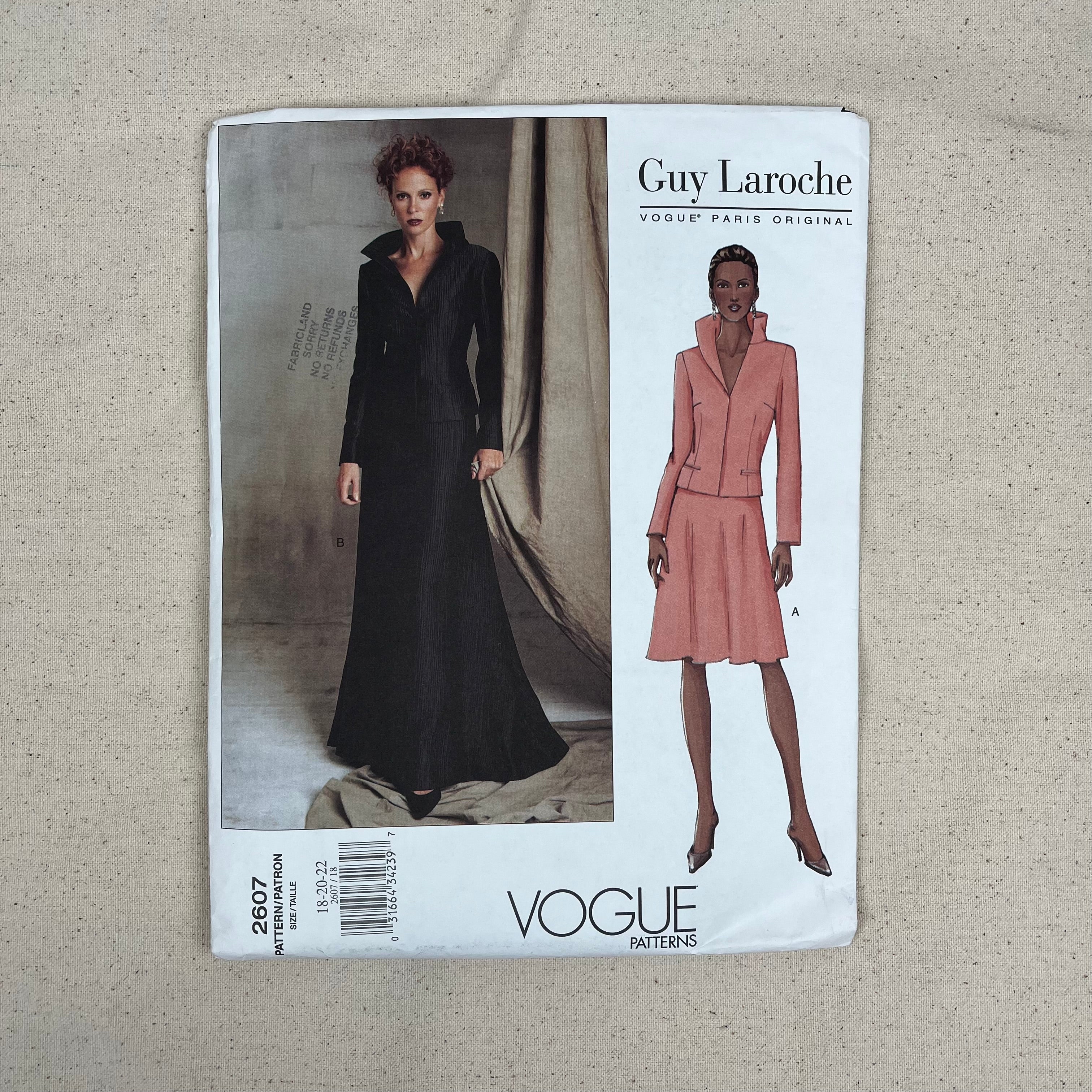 Vogue Pattern - 2607 Jacket & Skirt (NPA0259)