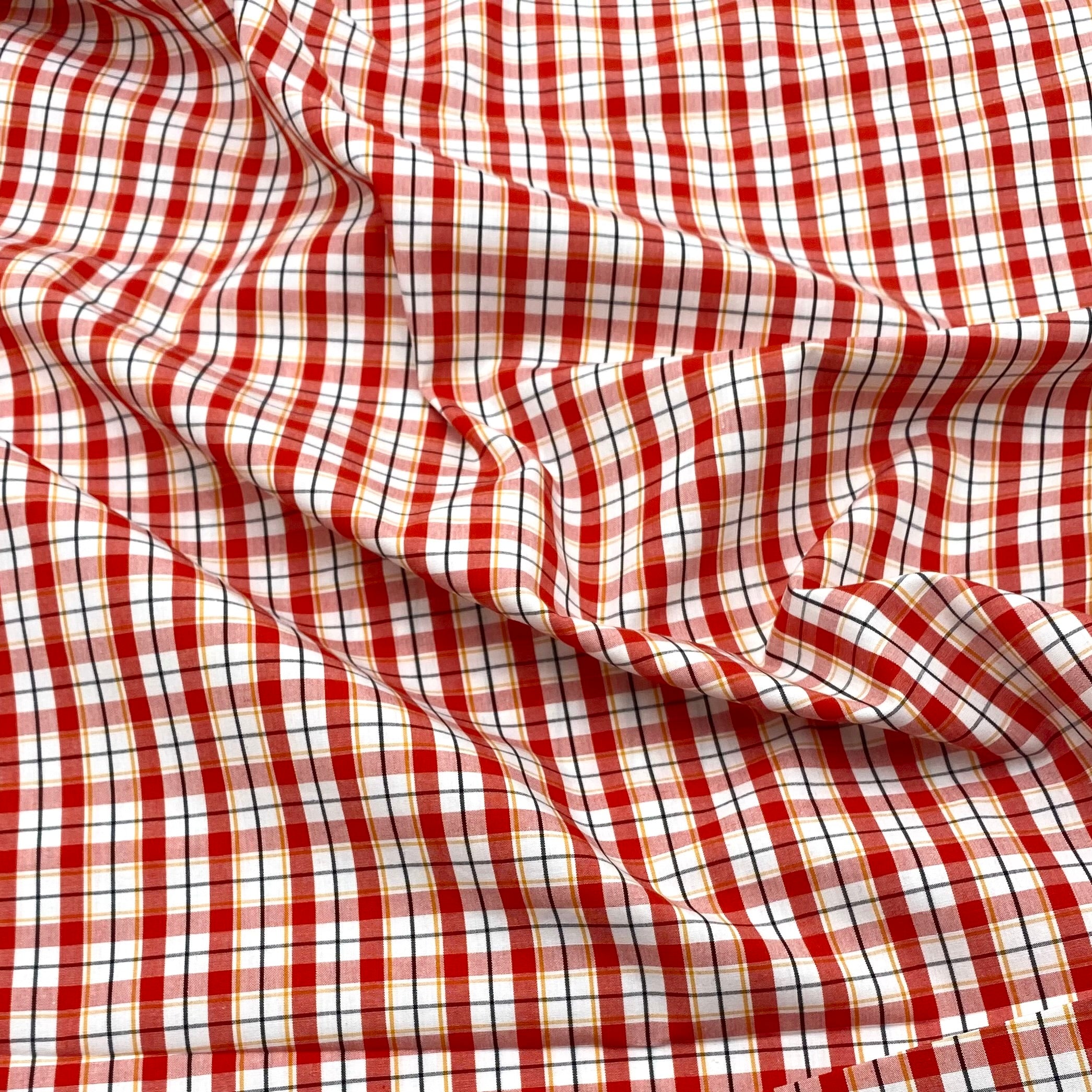 Cotton Blend Shirting - Red Plaid (WDW3269:71)