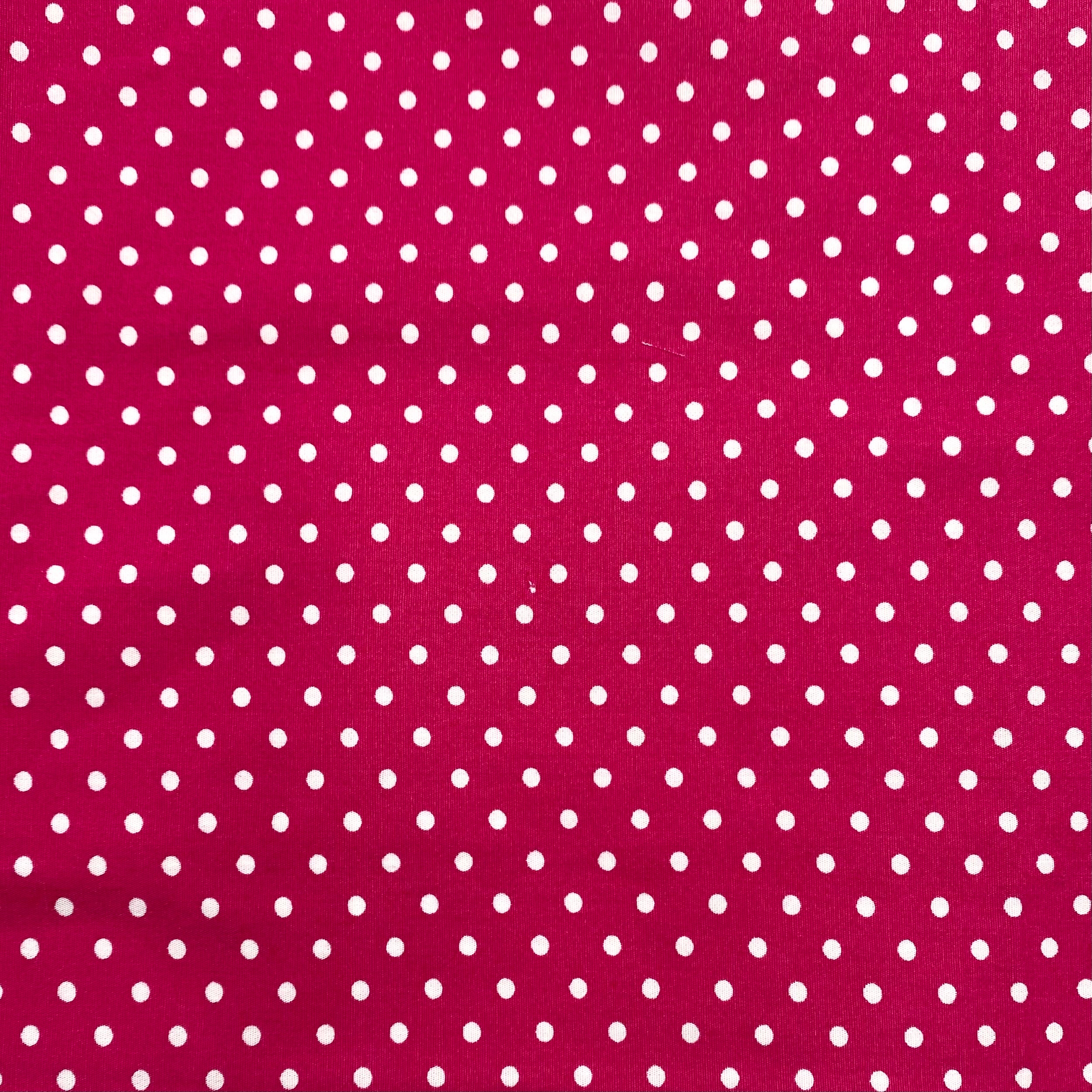 Quilting Cotton - Classic Pink Polka Dots (WQC2788)