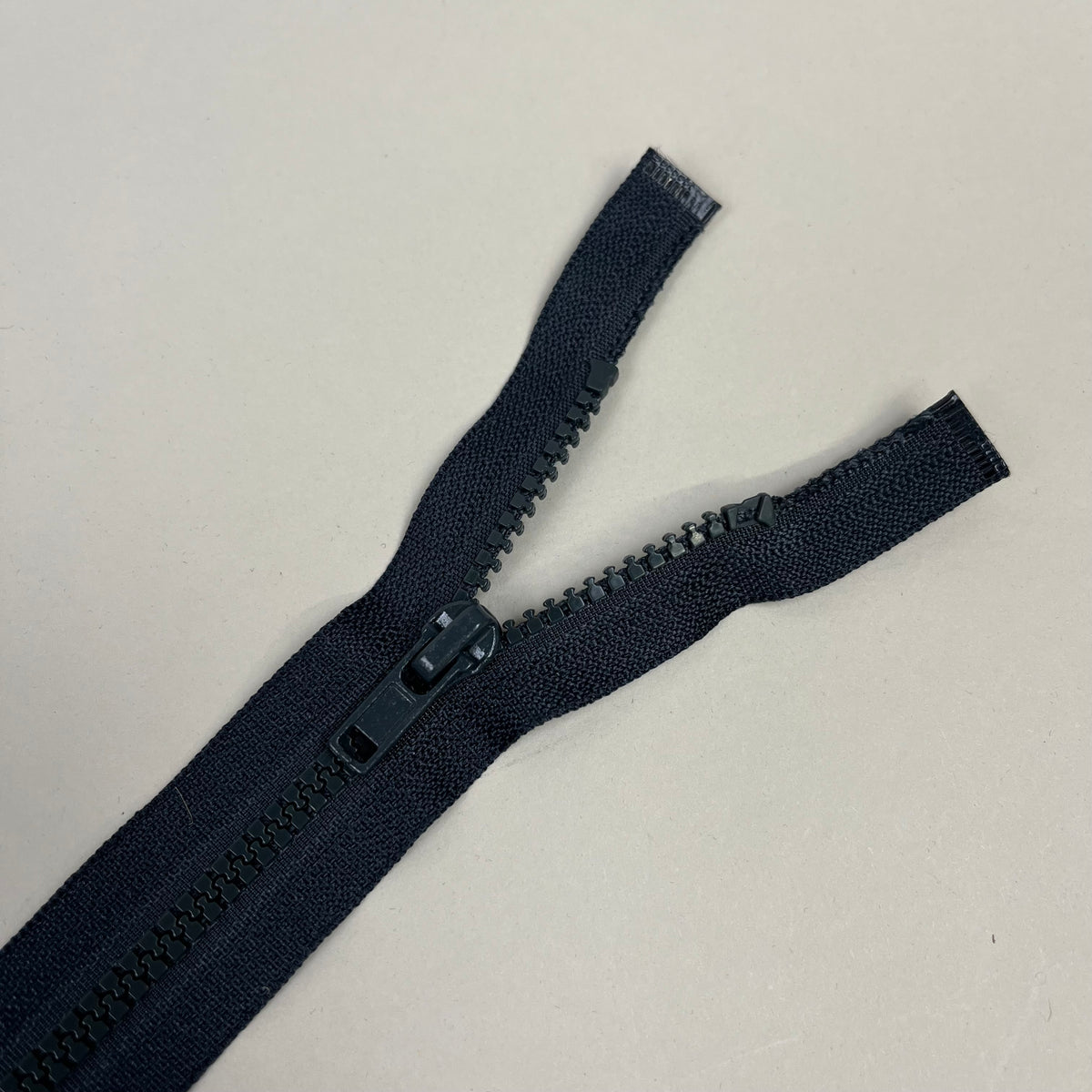 5 Two-Way Nylon Zippers - Charcoal 23" (NZP0521)