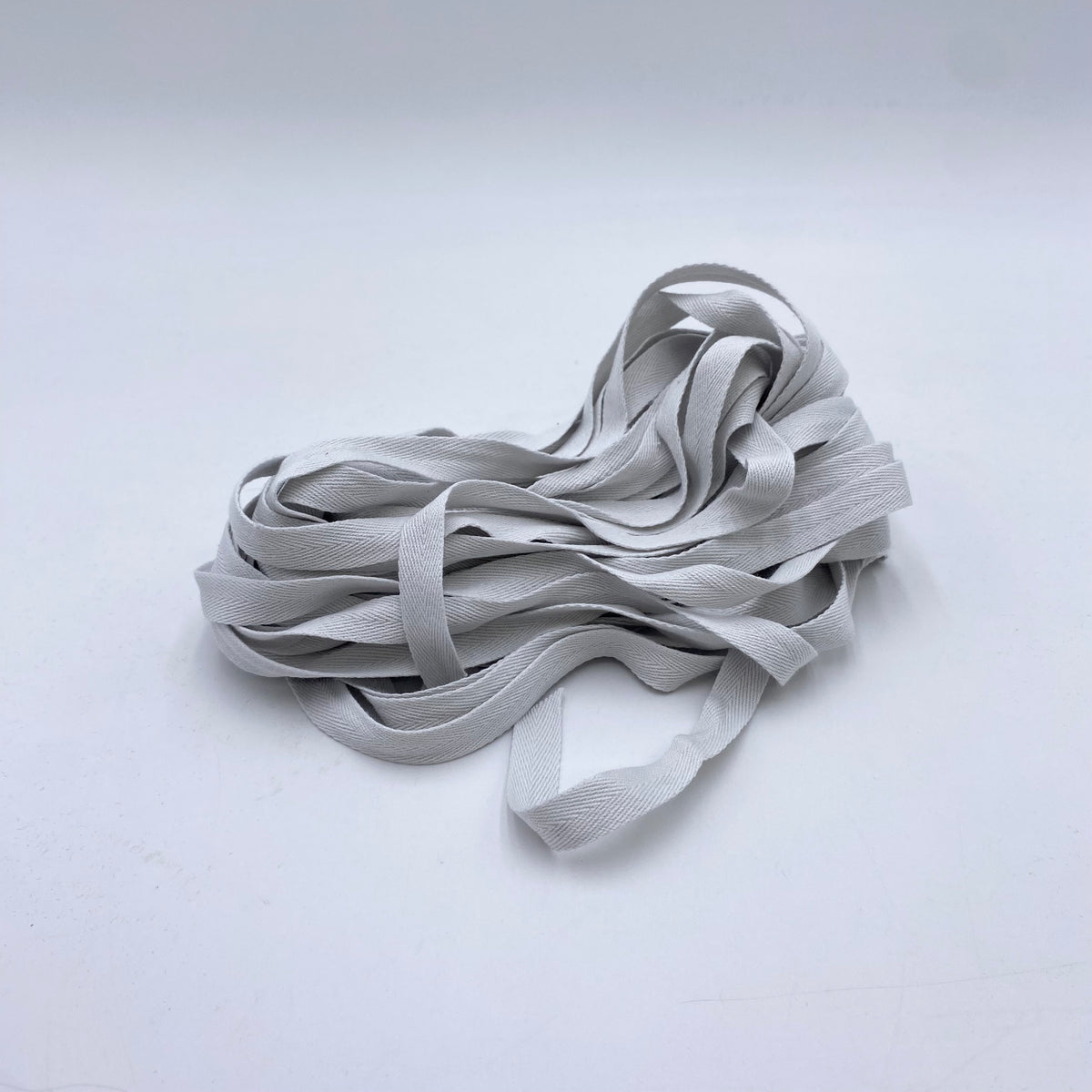 Cotton Twill Tape - Heather Ash - 15m Bundle (NXX1641)