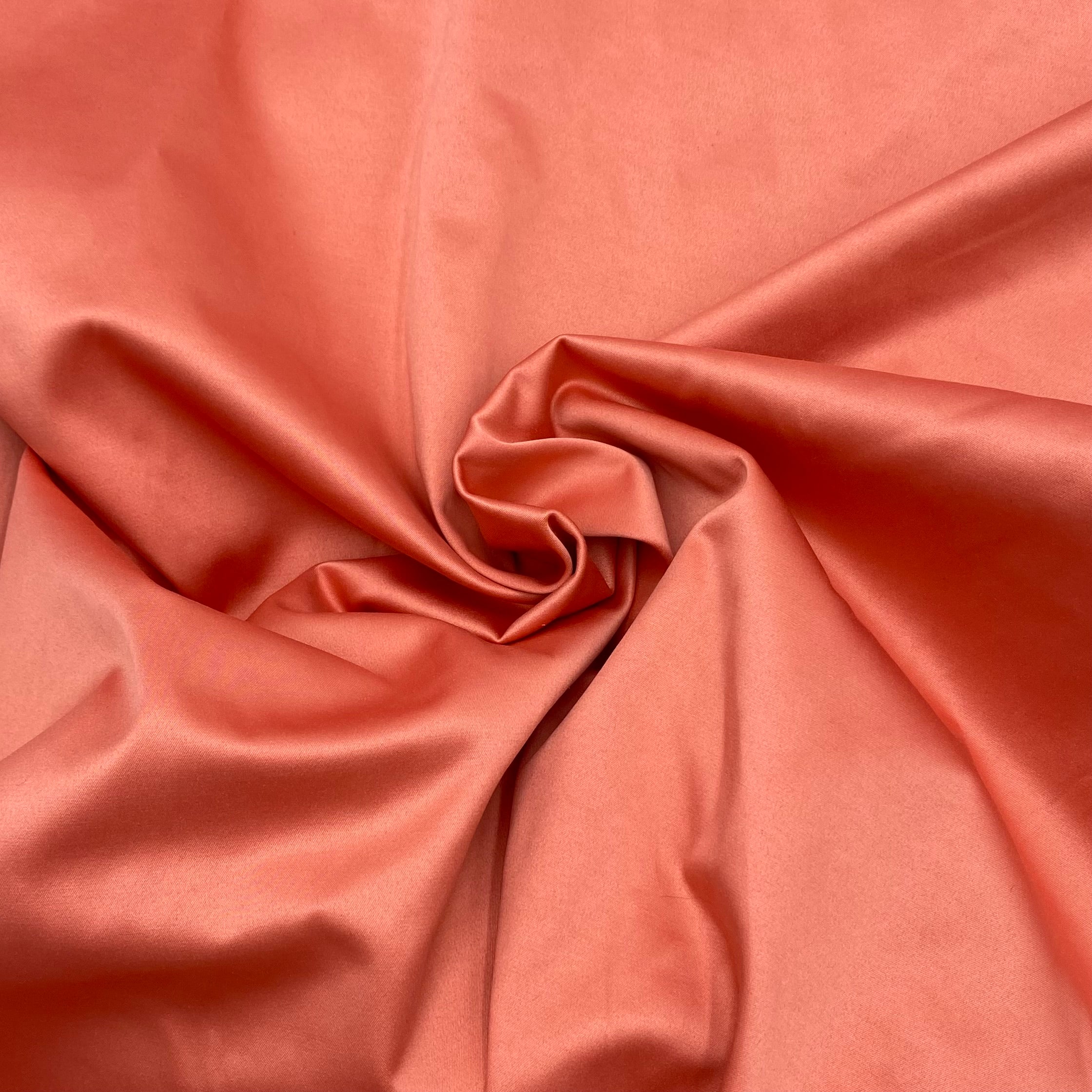 Cotton Stretch Sateen - Coral Pink (WDW3148)