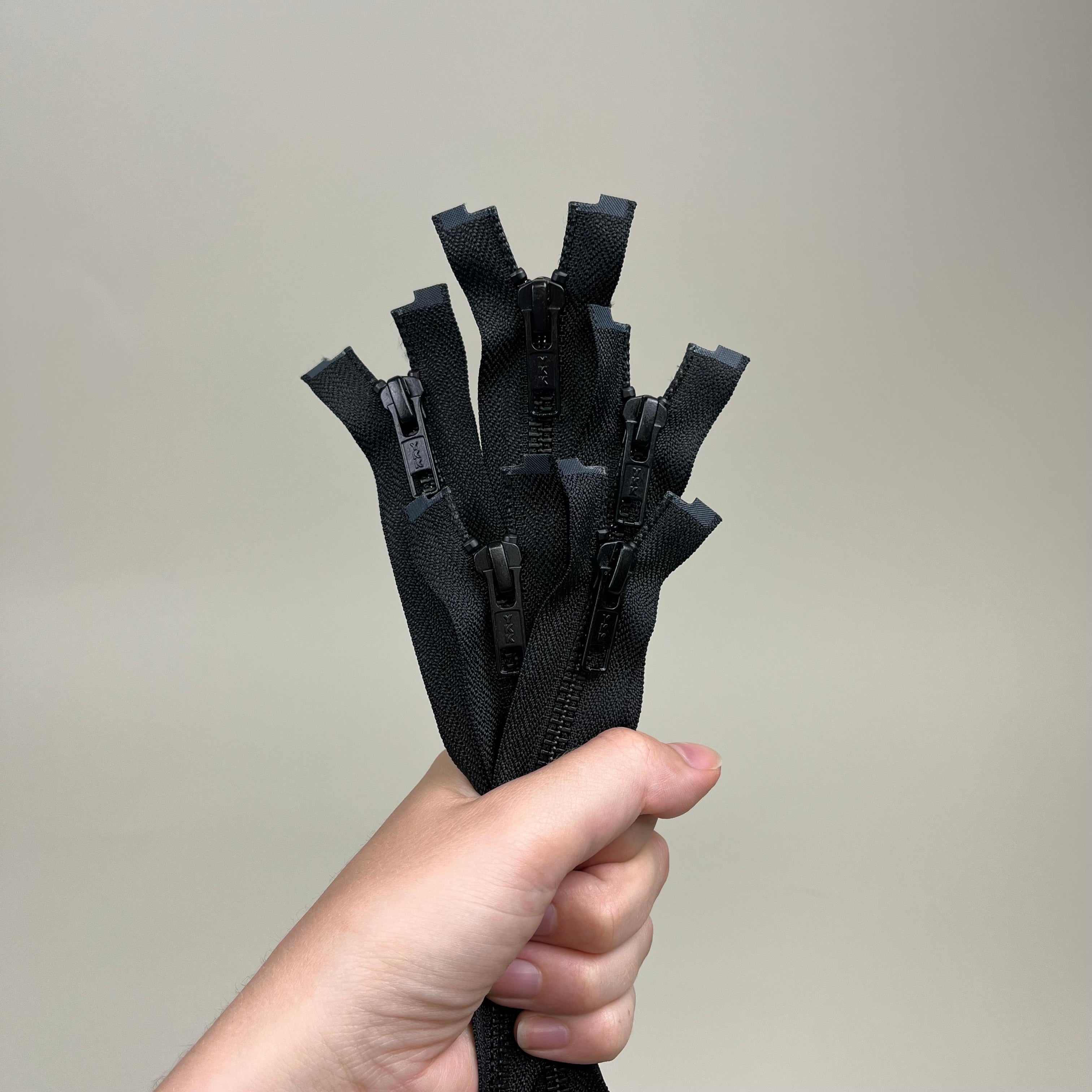 Two-Way Metal Zipper - Black 31.5" (NZP0384)
