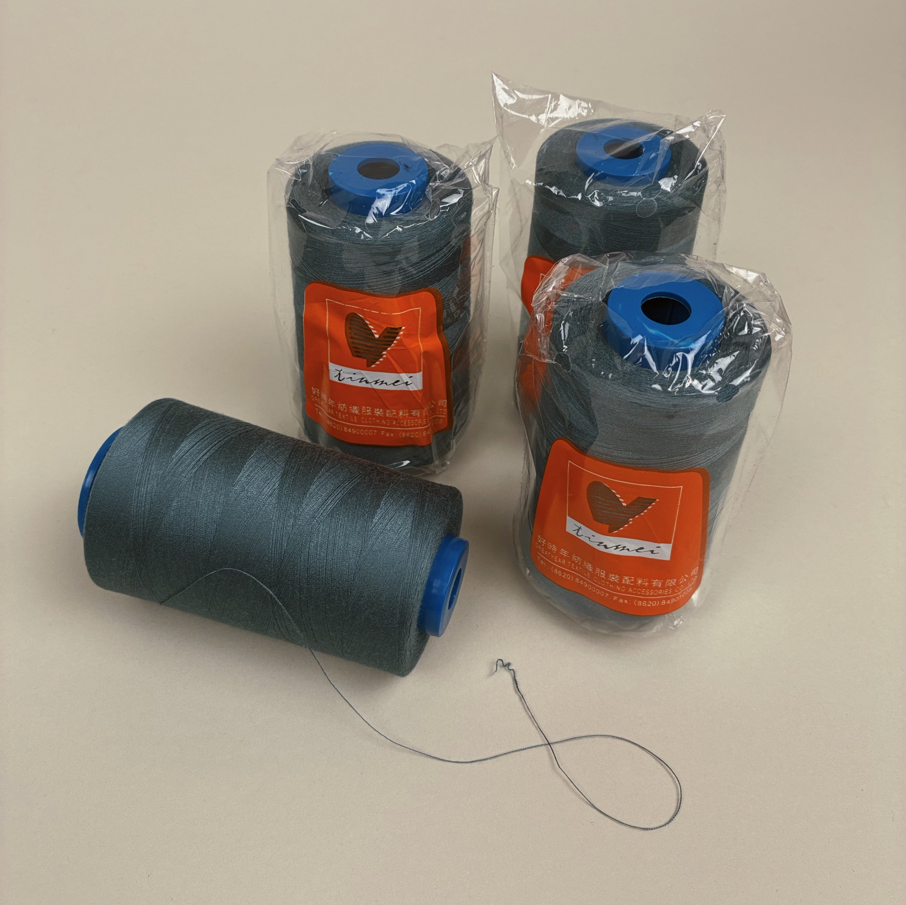 4-Pack Cone Thread - Grey Blue Sky (NTH1233)