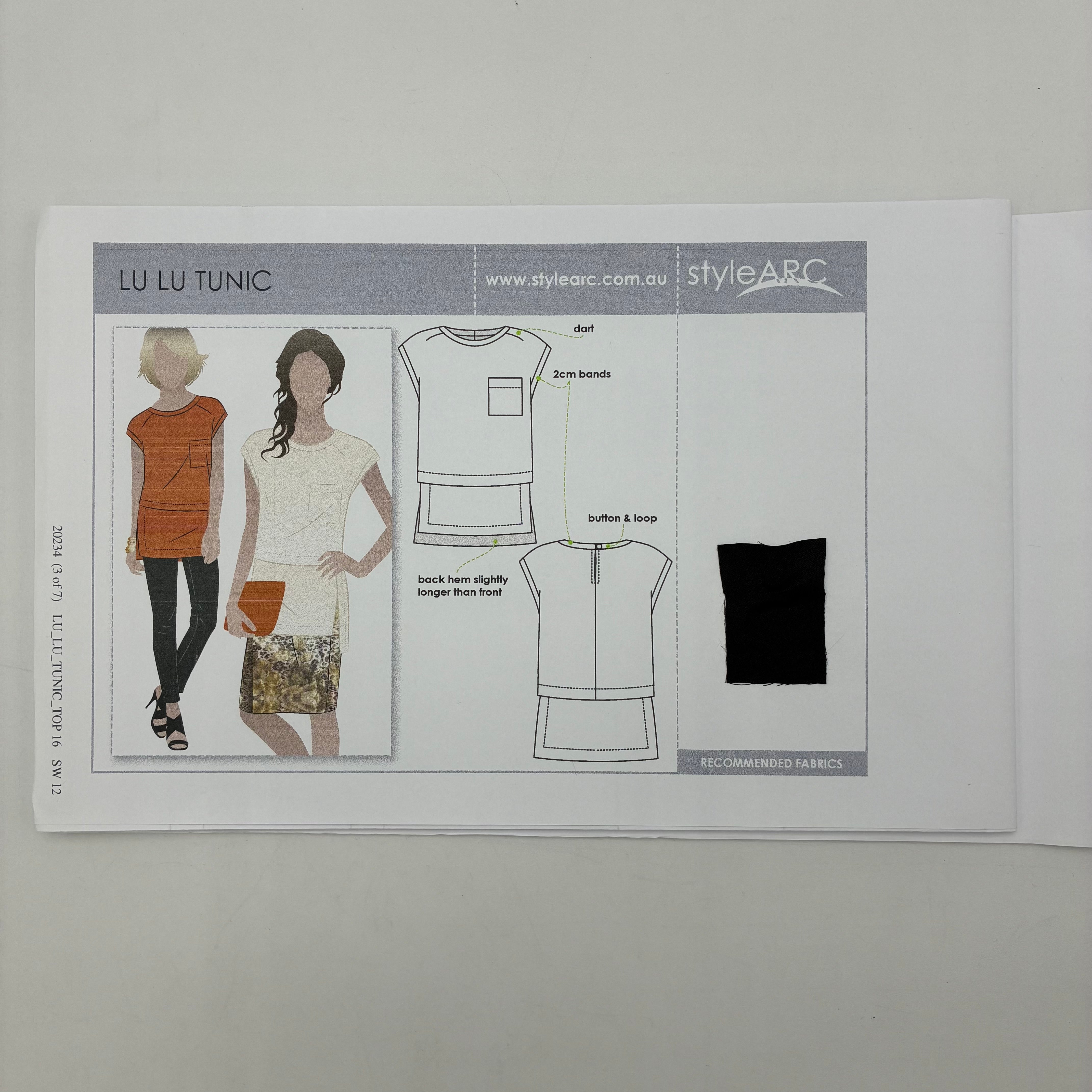 Style Arc Pattern - Lu Lu Tunic (NPA0310)