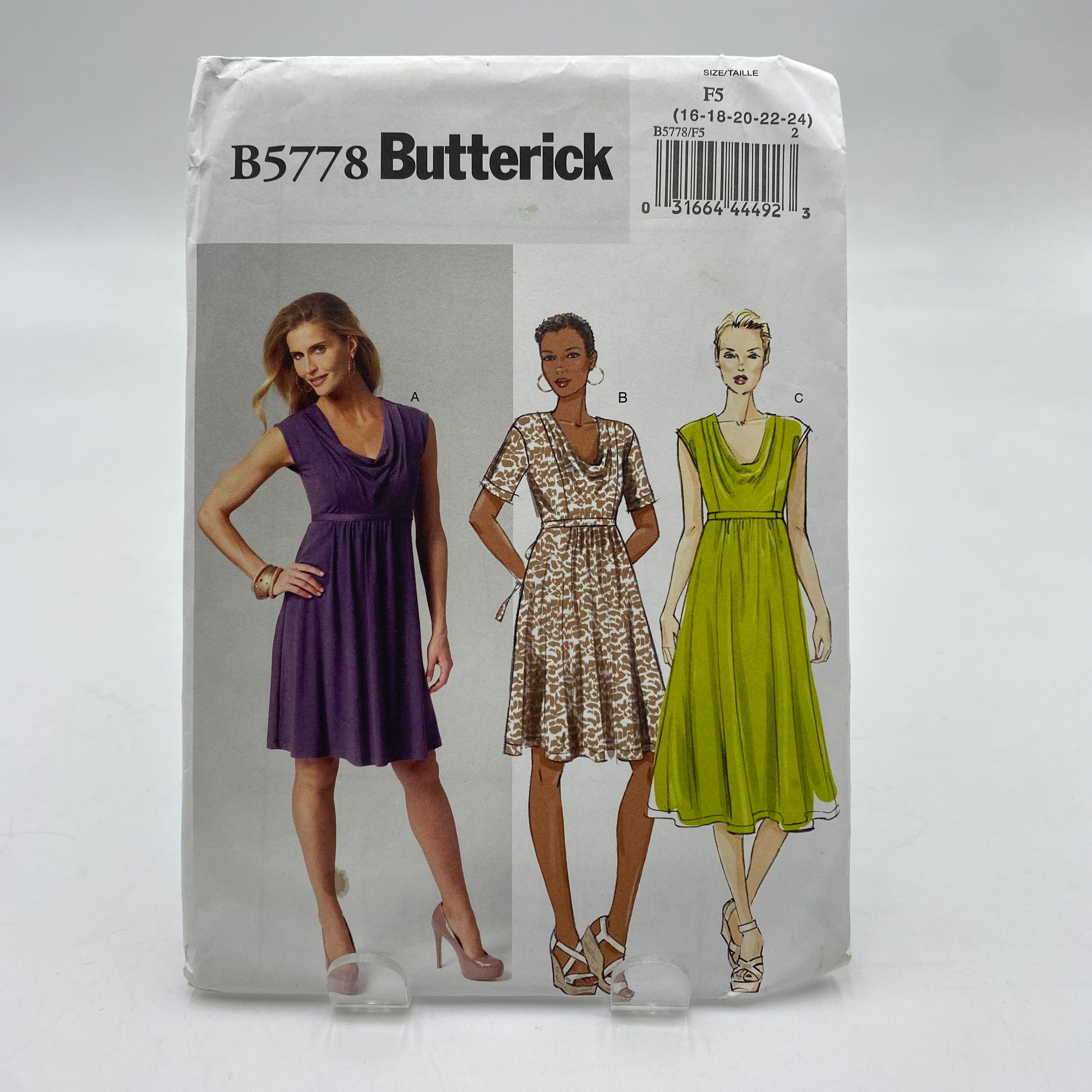 Butterick Pattern - Misses' Dress B5778 (NPA0192)
