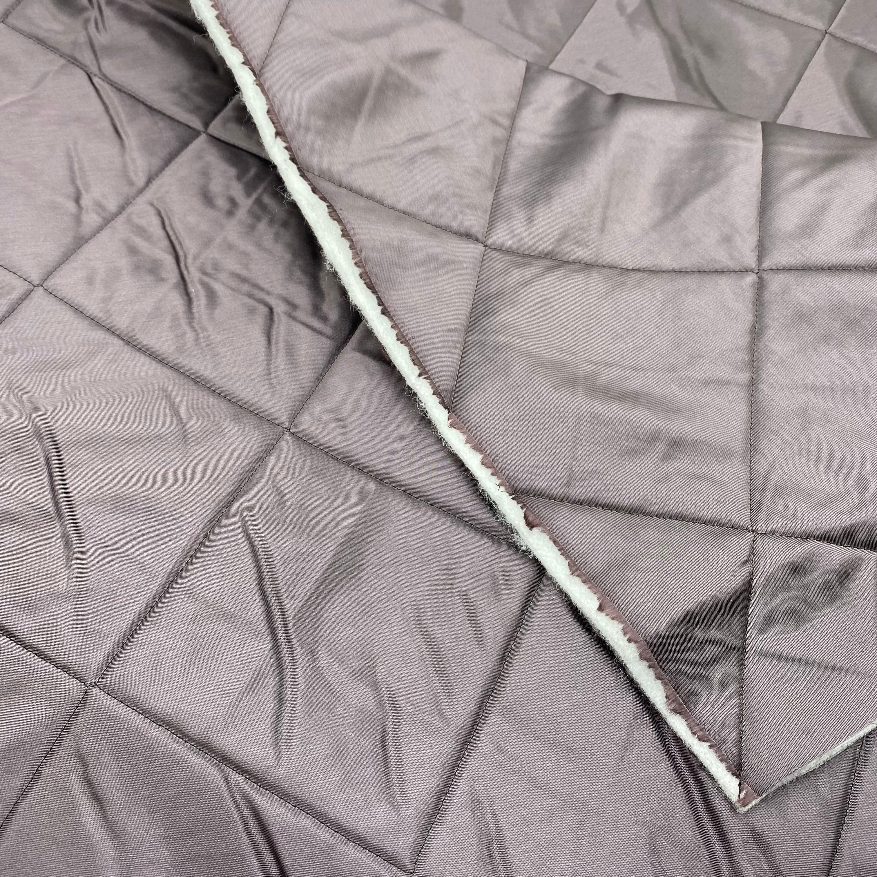 Quilted Coating/Lining - Plum Noir (WLN0023)(SOW