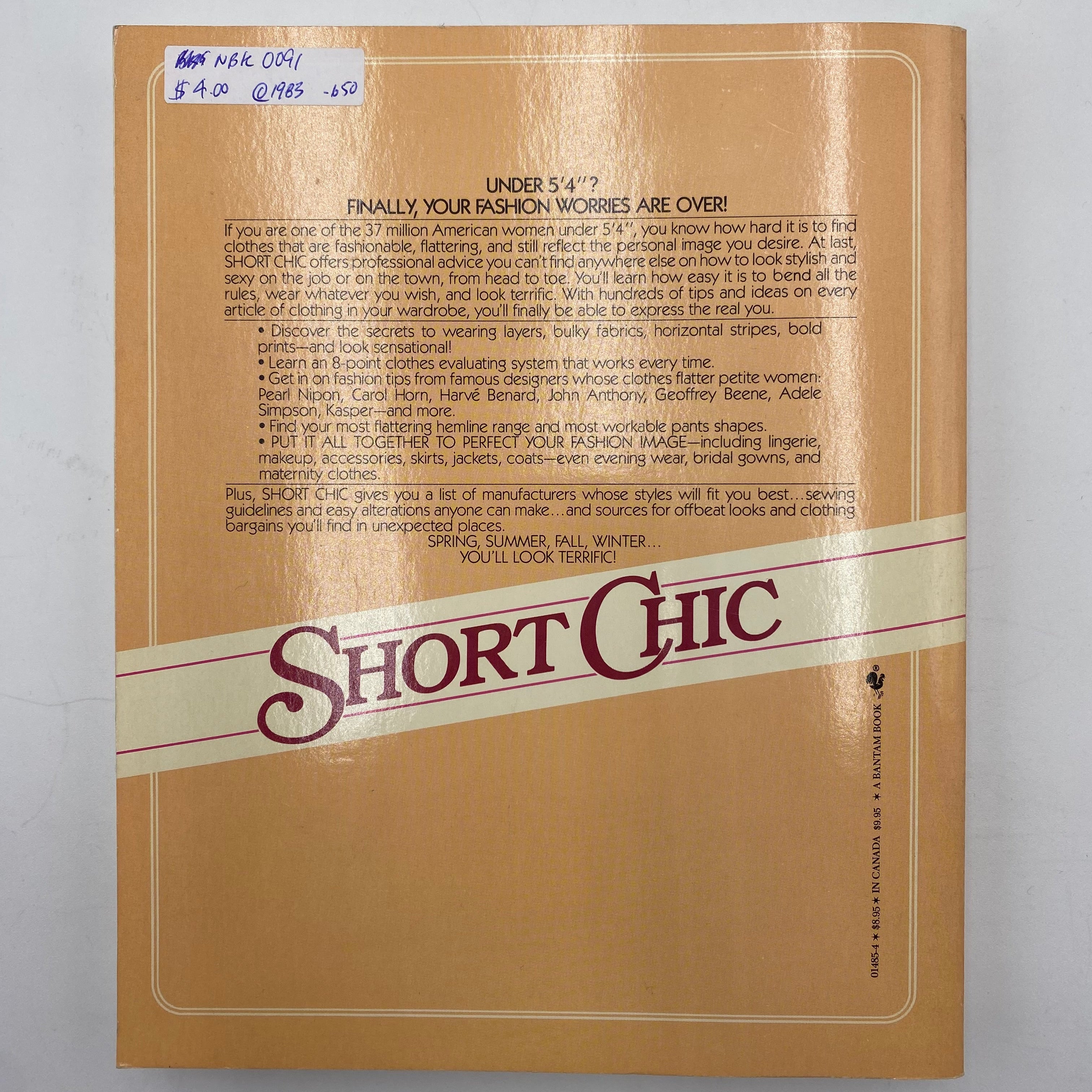 Sewing Book - Short Chic (NBK0091)