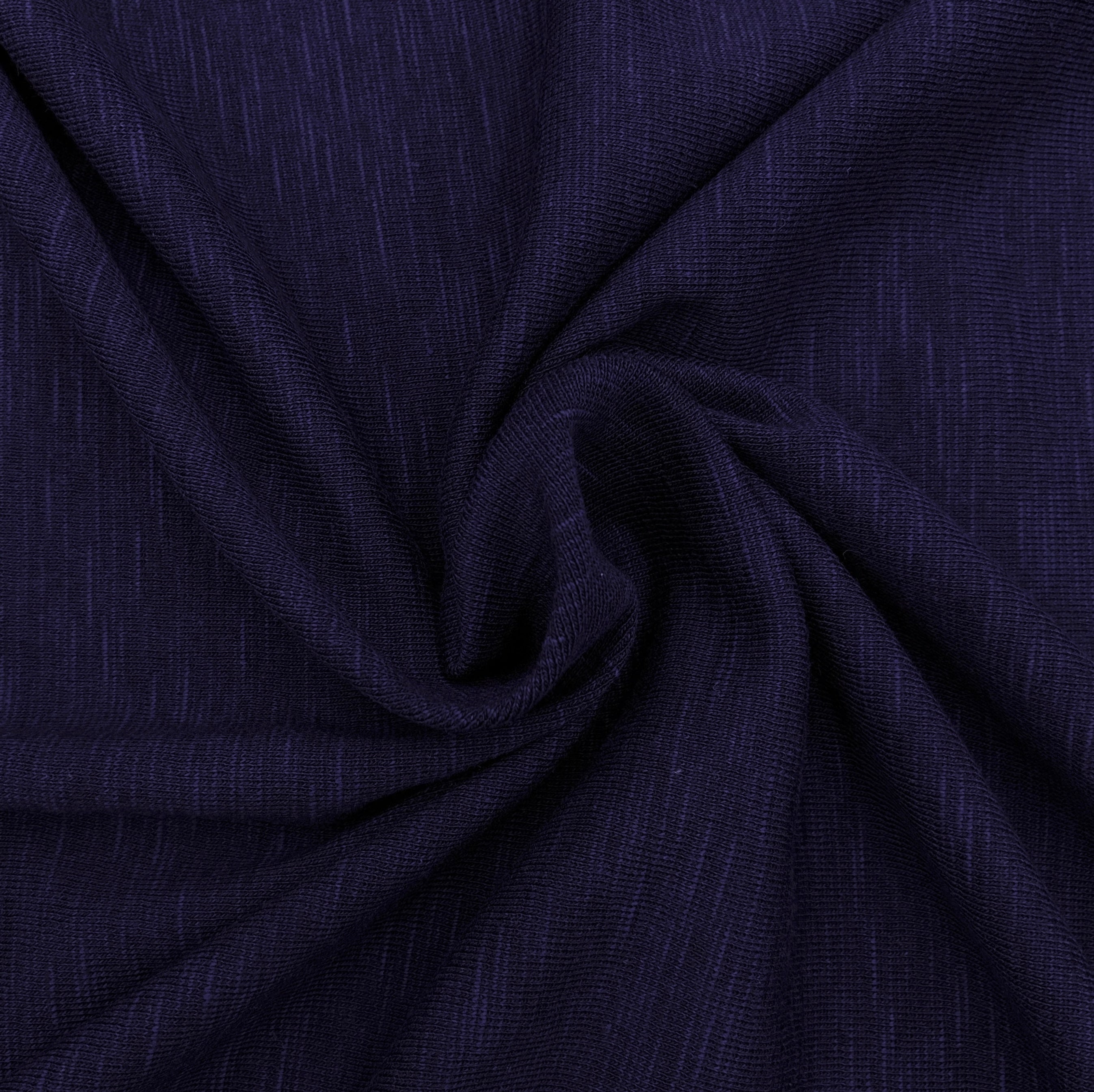 Cotton Baby Rib - Midnight Blue Melange (KRB0675)