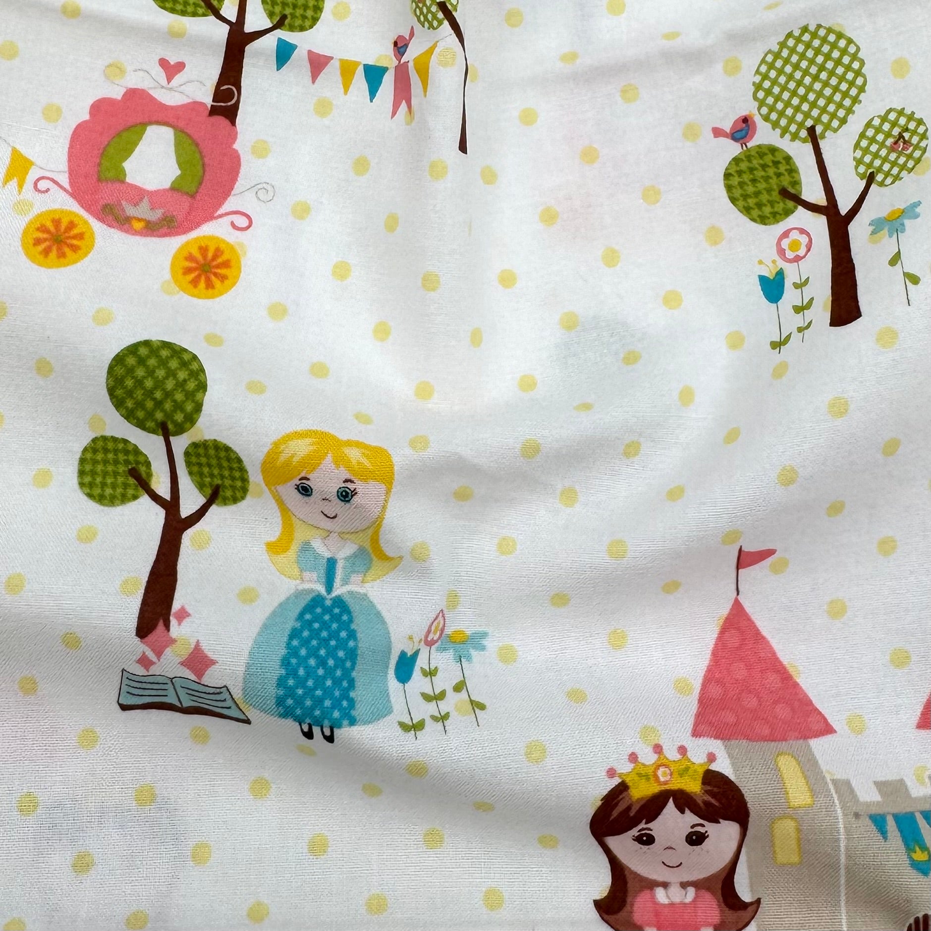 Quilting Cotton - Happy Ever After by Riley Blake - White (WQC3223)