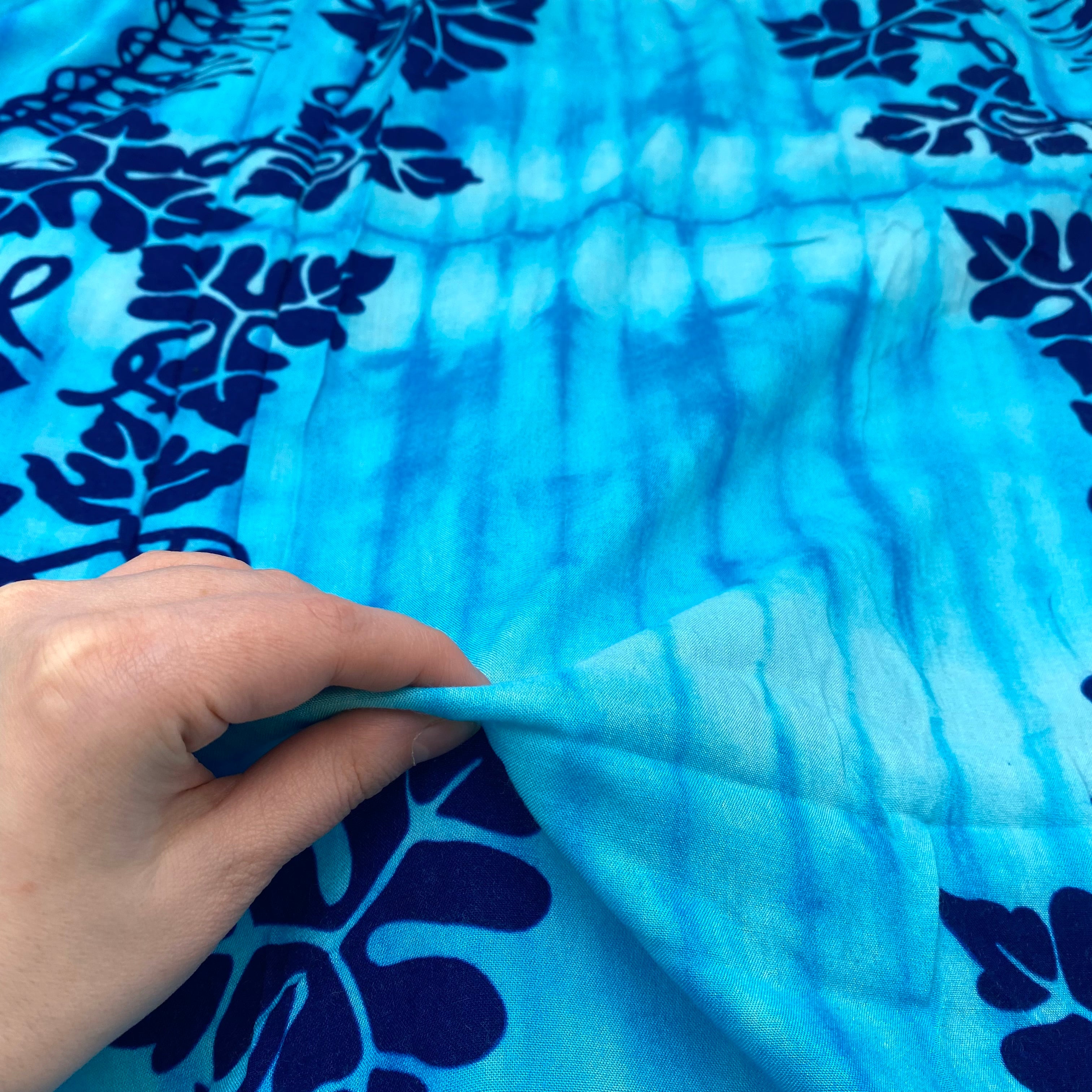 Rayon Dress Weight - Turquoise Floral (WDW3366)