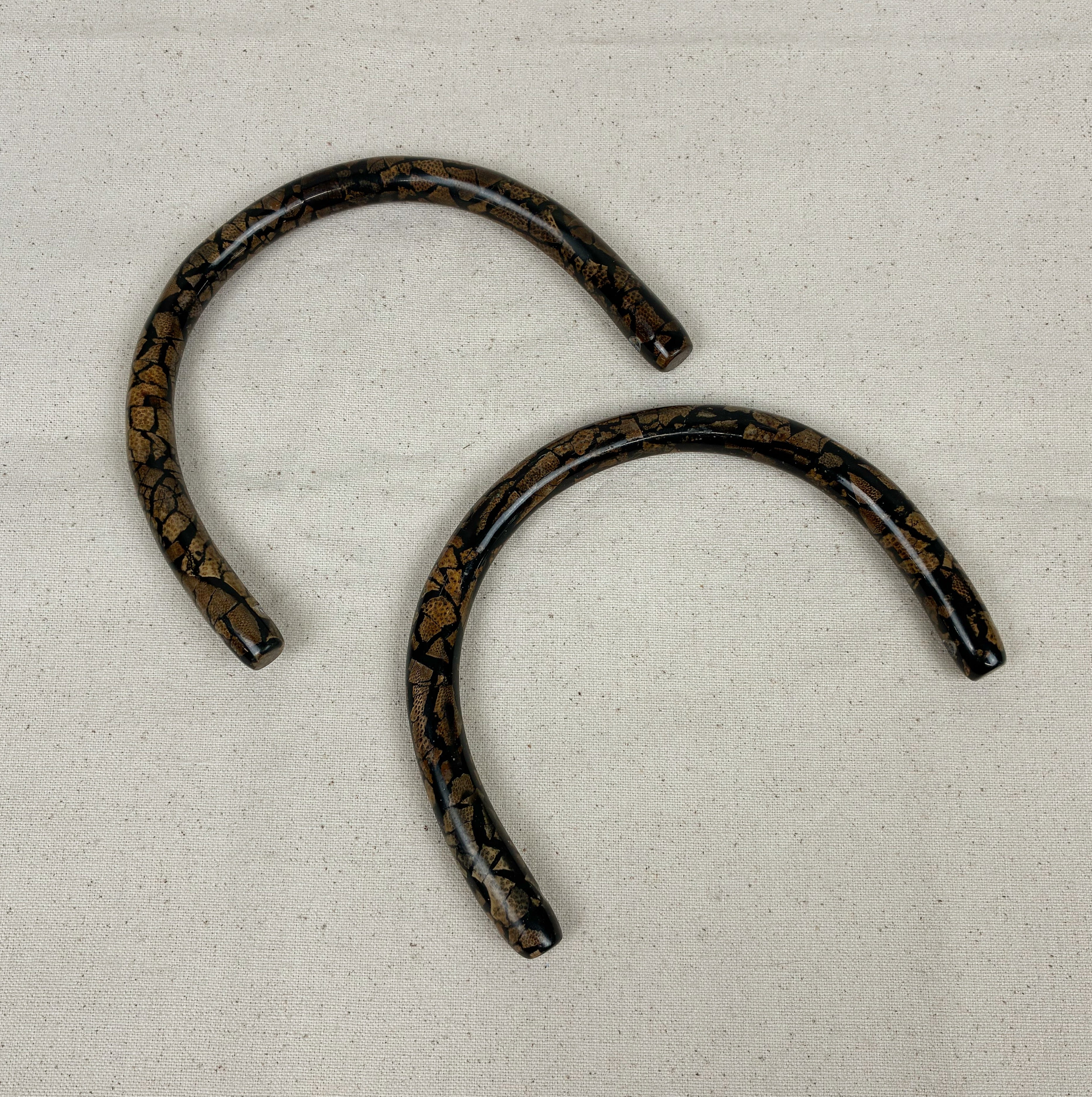 Acrylic Purse Handles - Tortoise Shell (NXX1854)