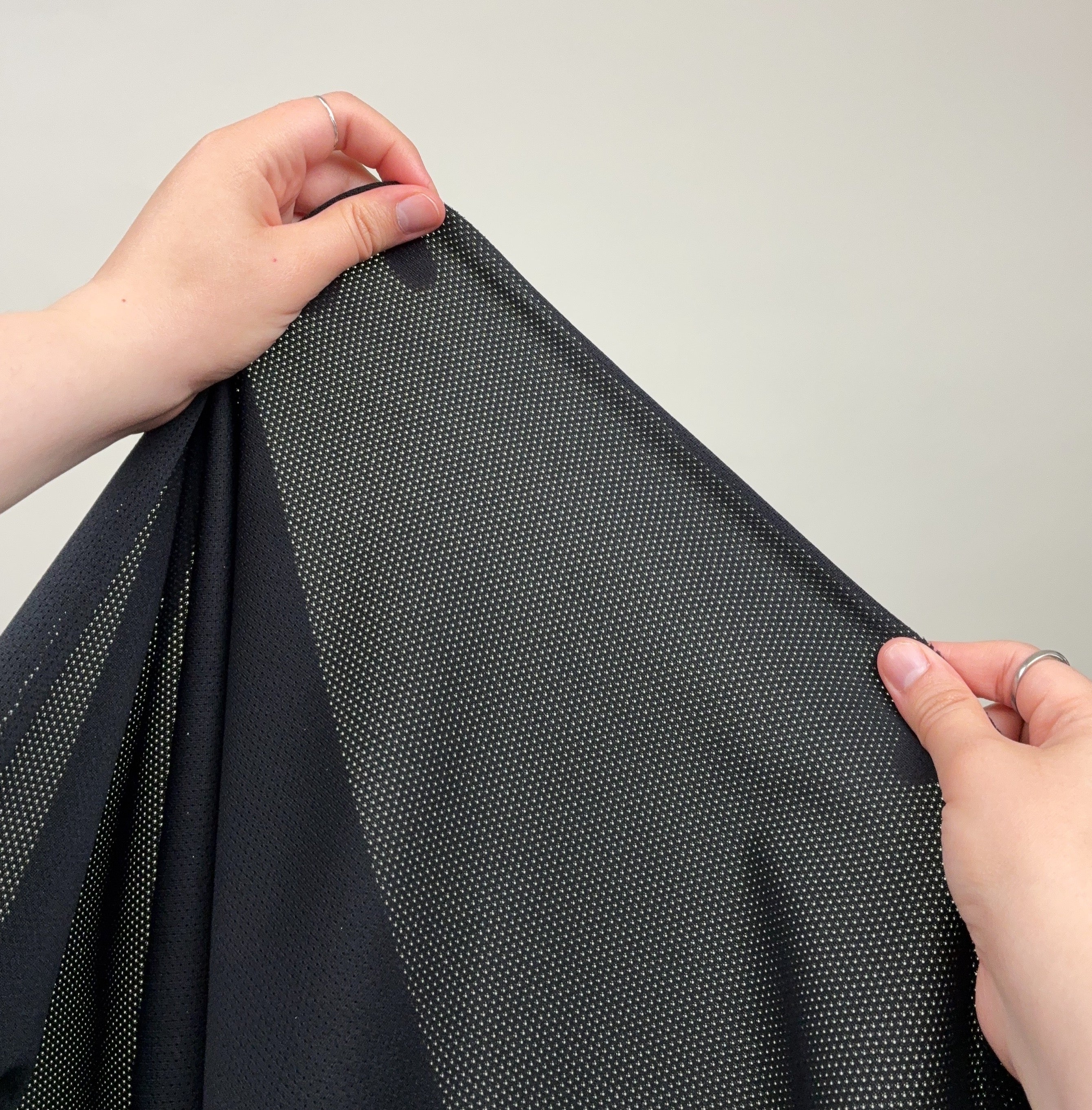 Anti-bacterial & Wicking Mesh - Black (KAC0867)