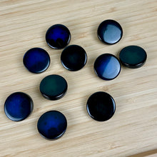 Load image into Gallery viewer, Plastic Buttons - Black & Blue/Green (NBU0064:65)