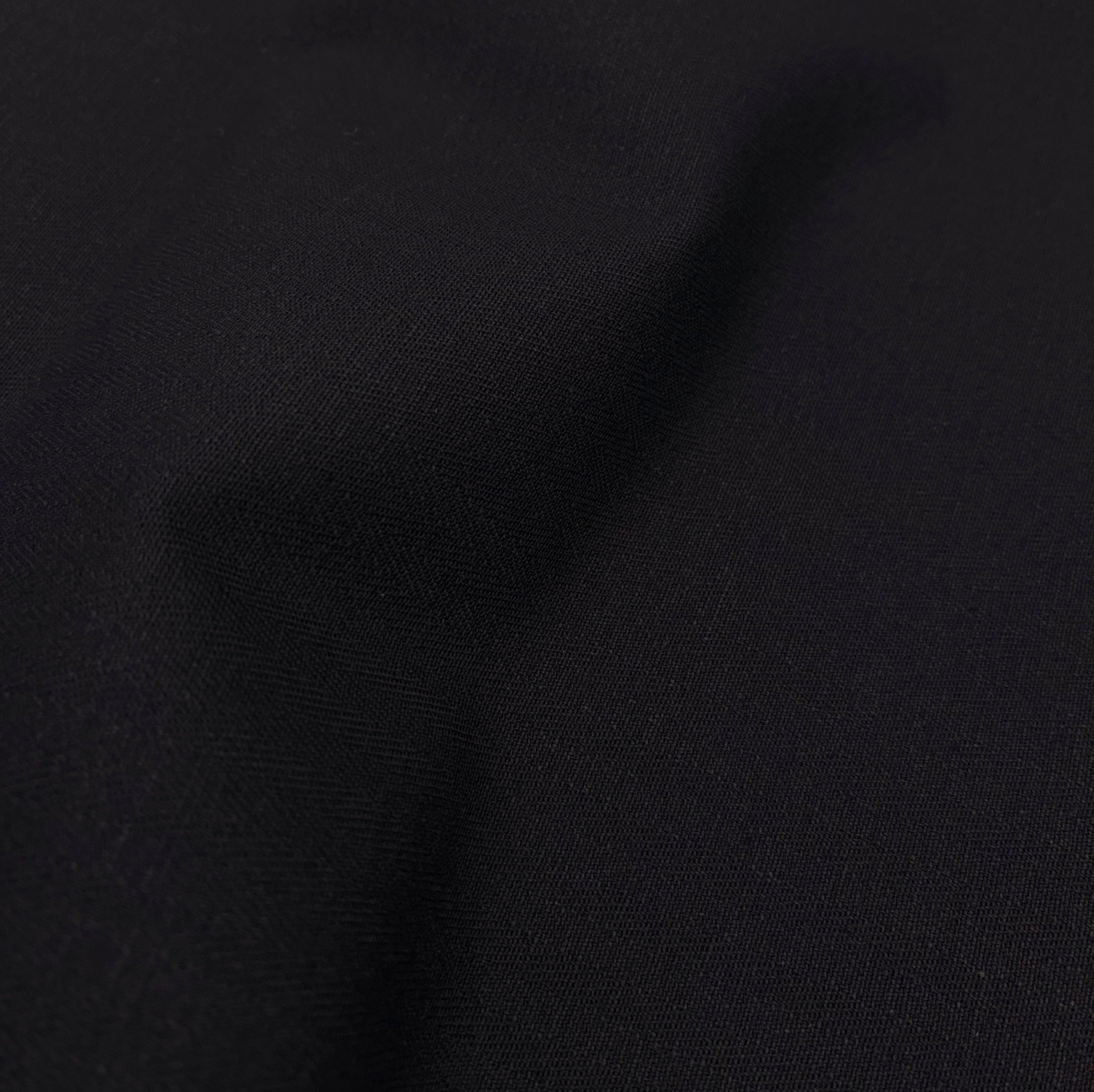 Waxed Cotton Twill - Black (WTW0058)