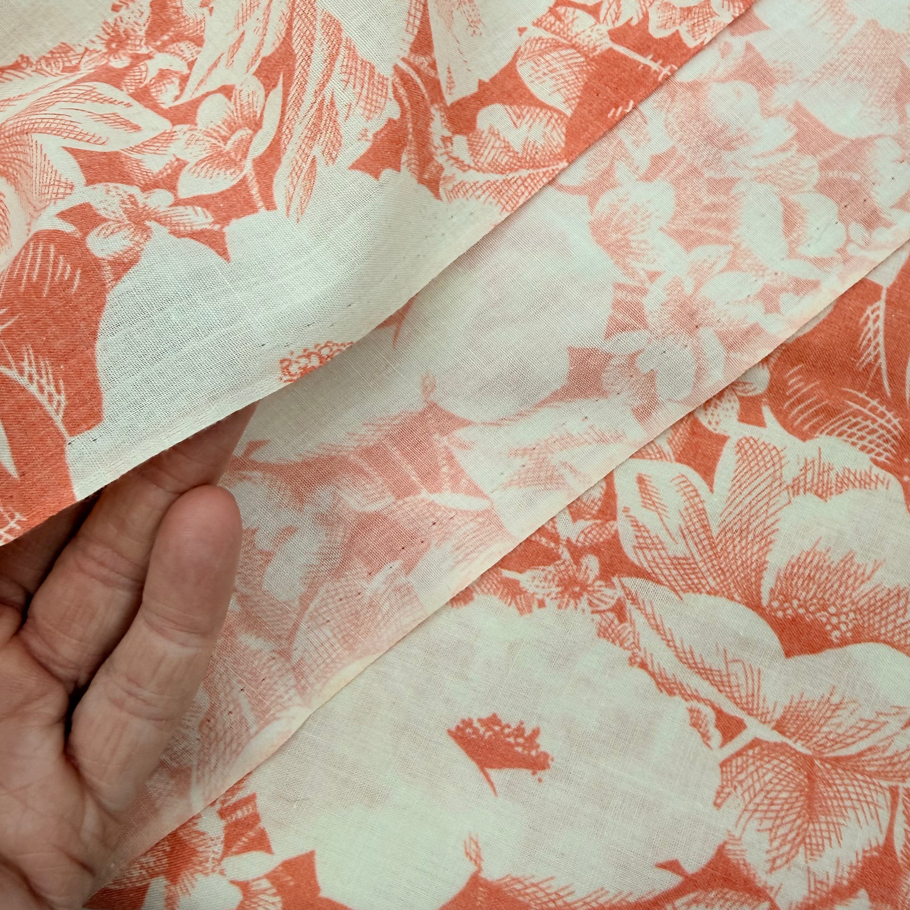 Dress Weight - Antique Rose on Cream (WDW3638)