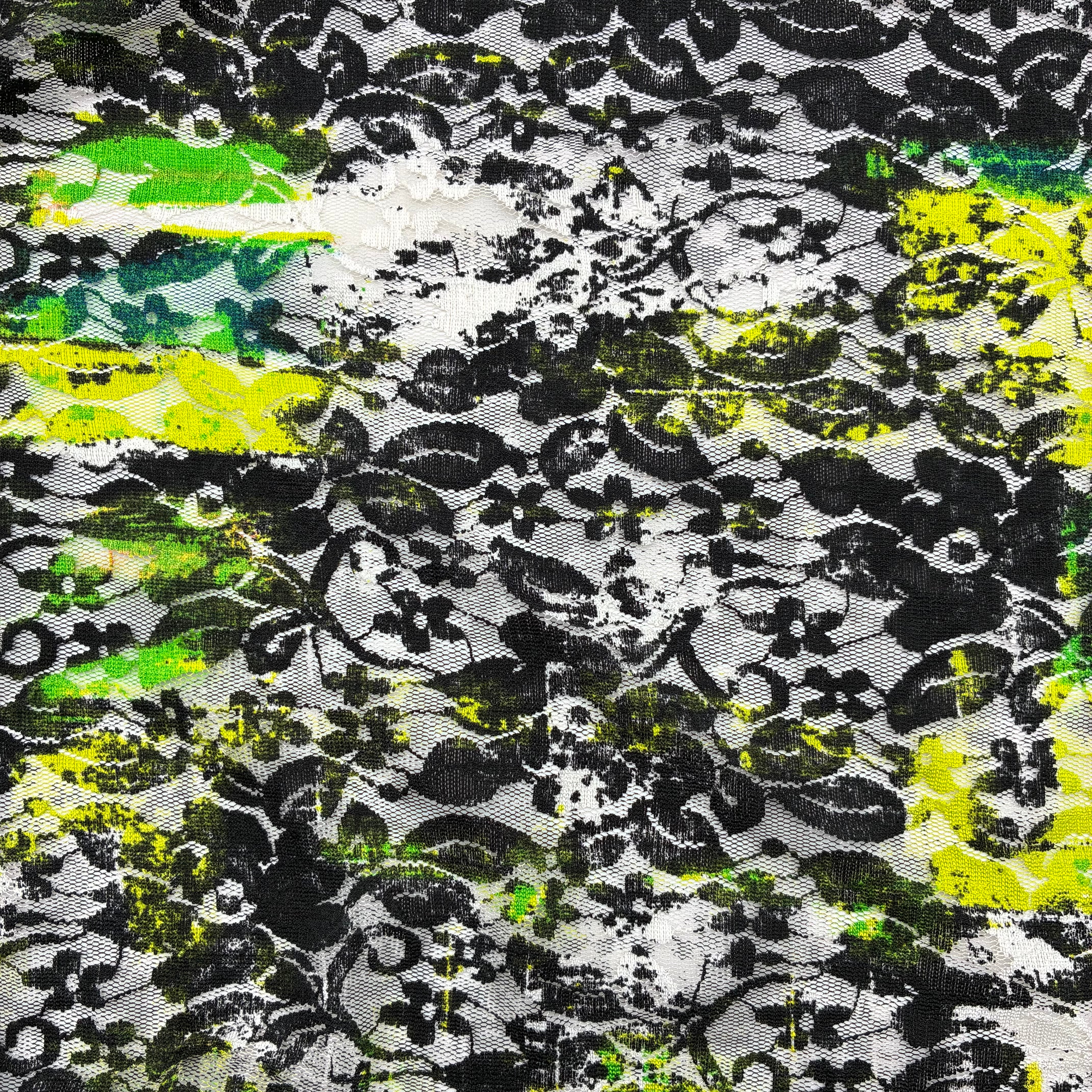 Stretch Graphic Lace - Radioactive (KLM0208:09)