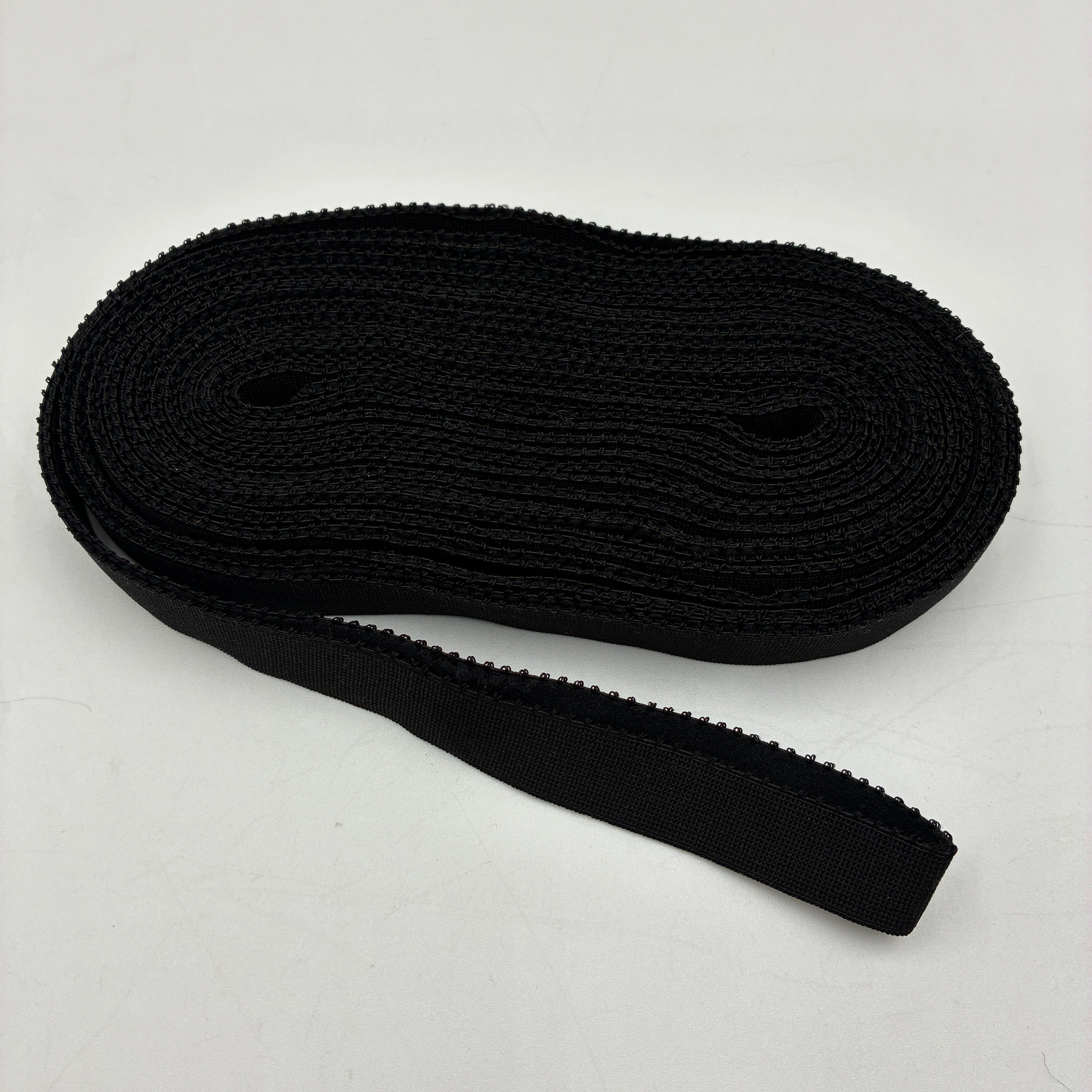 23mm Plush Back Bra Elastic - Black, 10m (NEL0206)