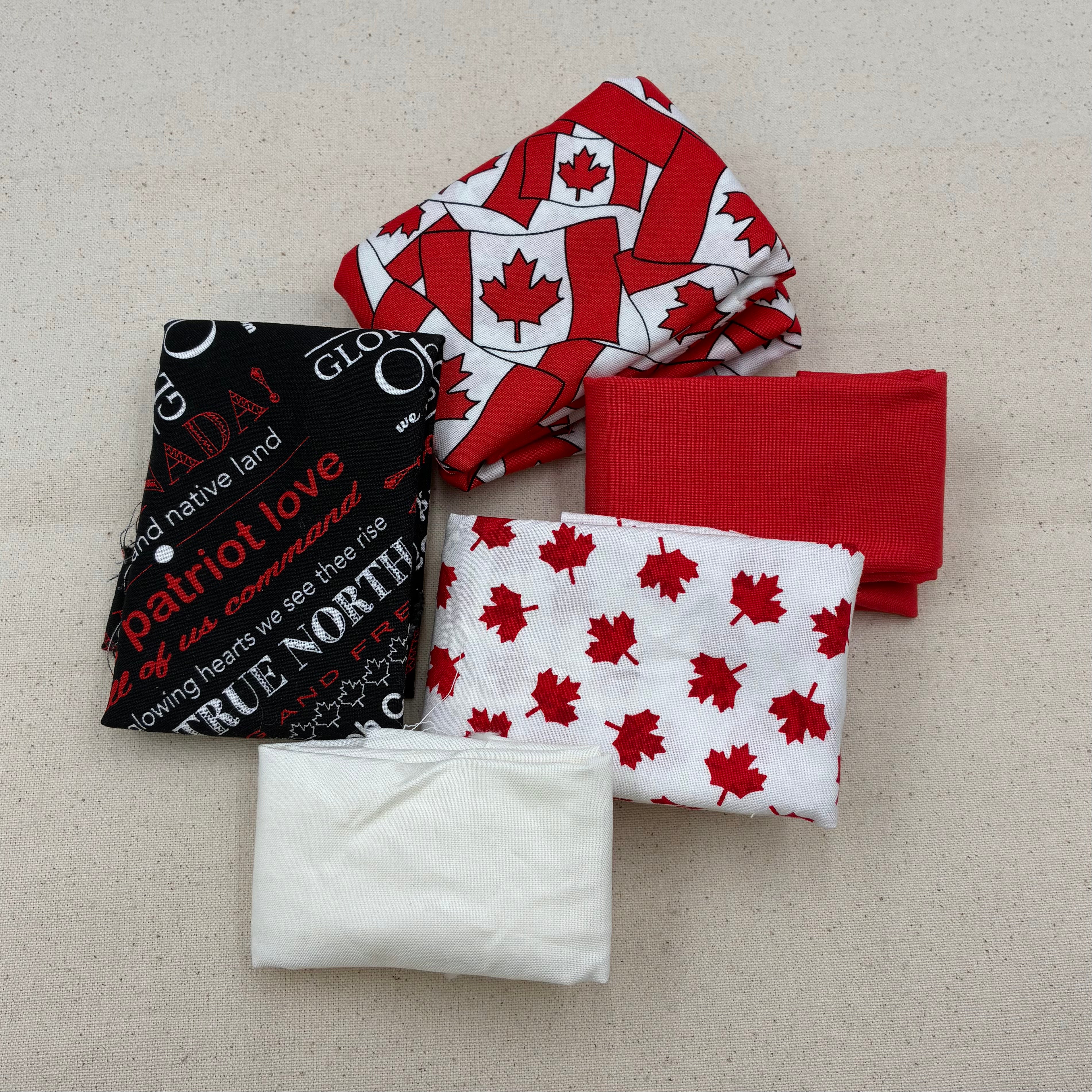 Quilting Cotton Scrap Bag - Canadiana (WQC3068)
