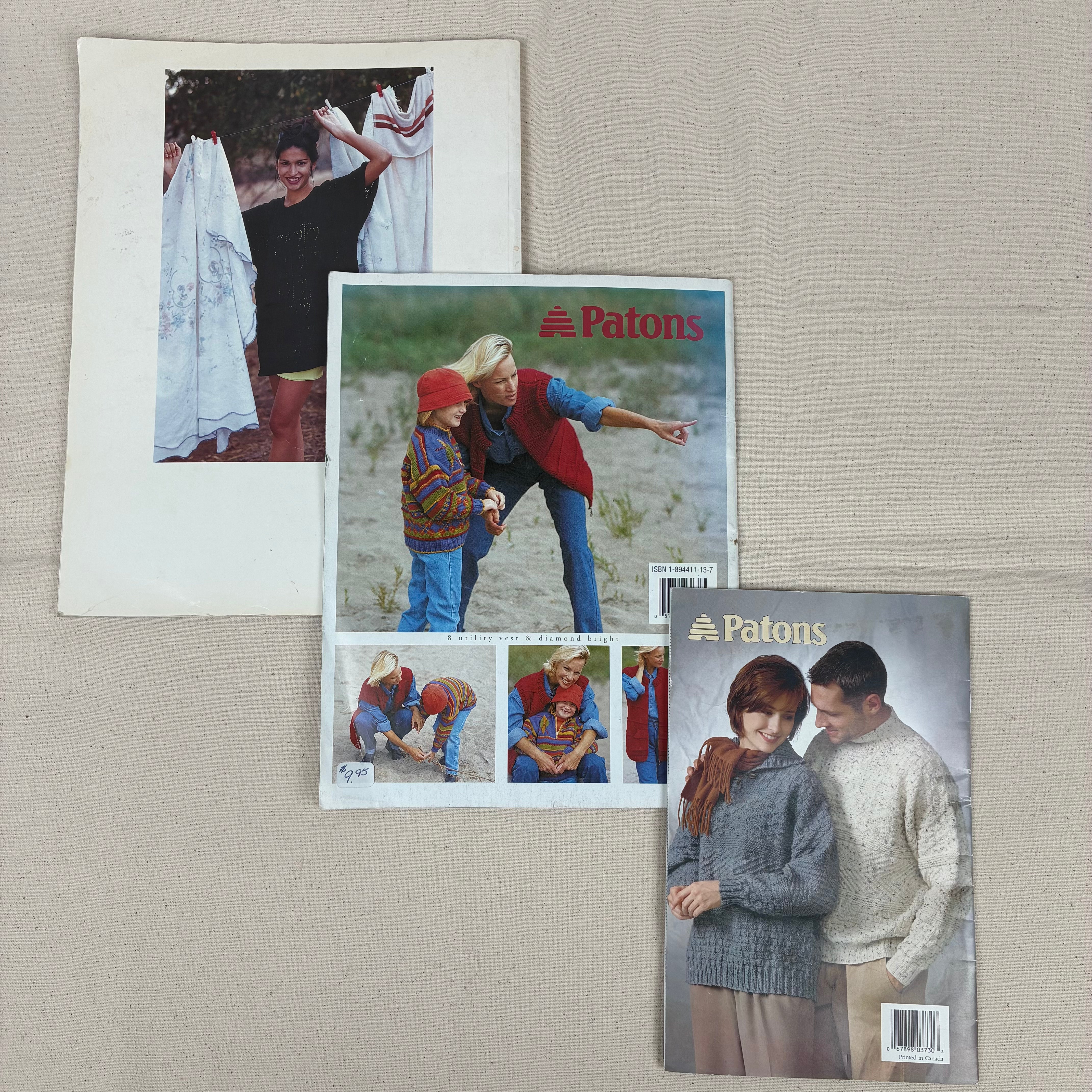 3 Knitting Books - Patons & Rowan (NBK0343)
