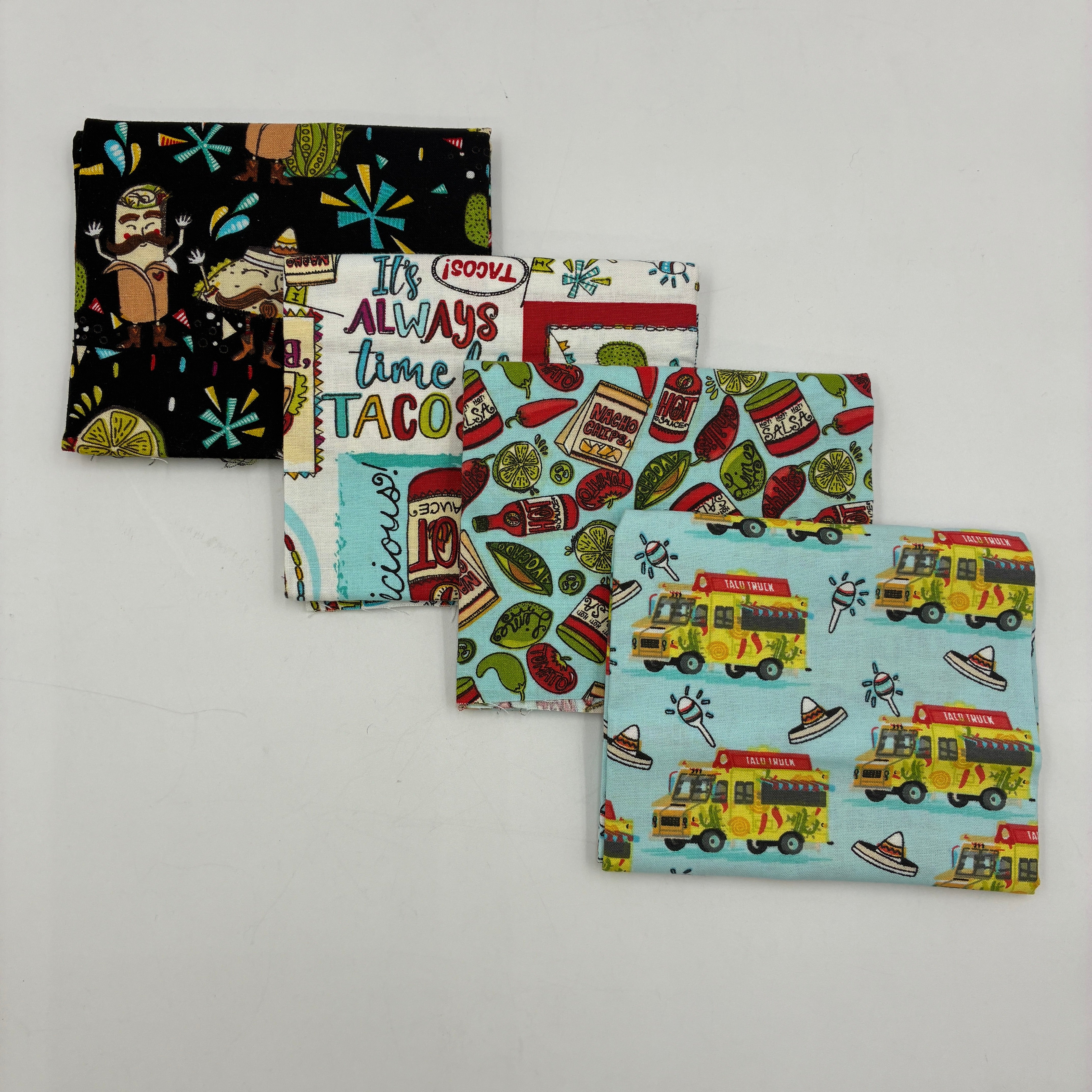 Quilting Cotton Fat Quarter Bundle - Taco Truck (WQC3168)