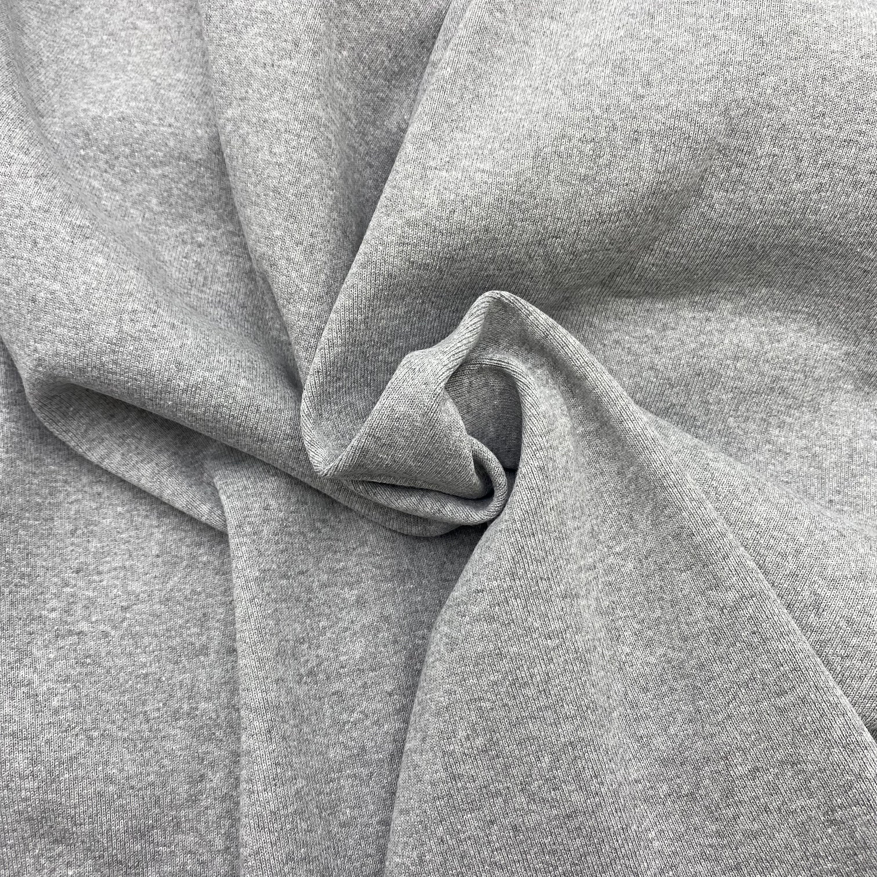 Cotton Rib Knit - Heathered Dove (KRB0455)