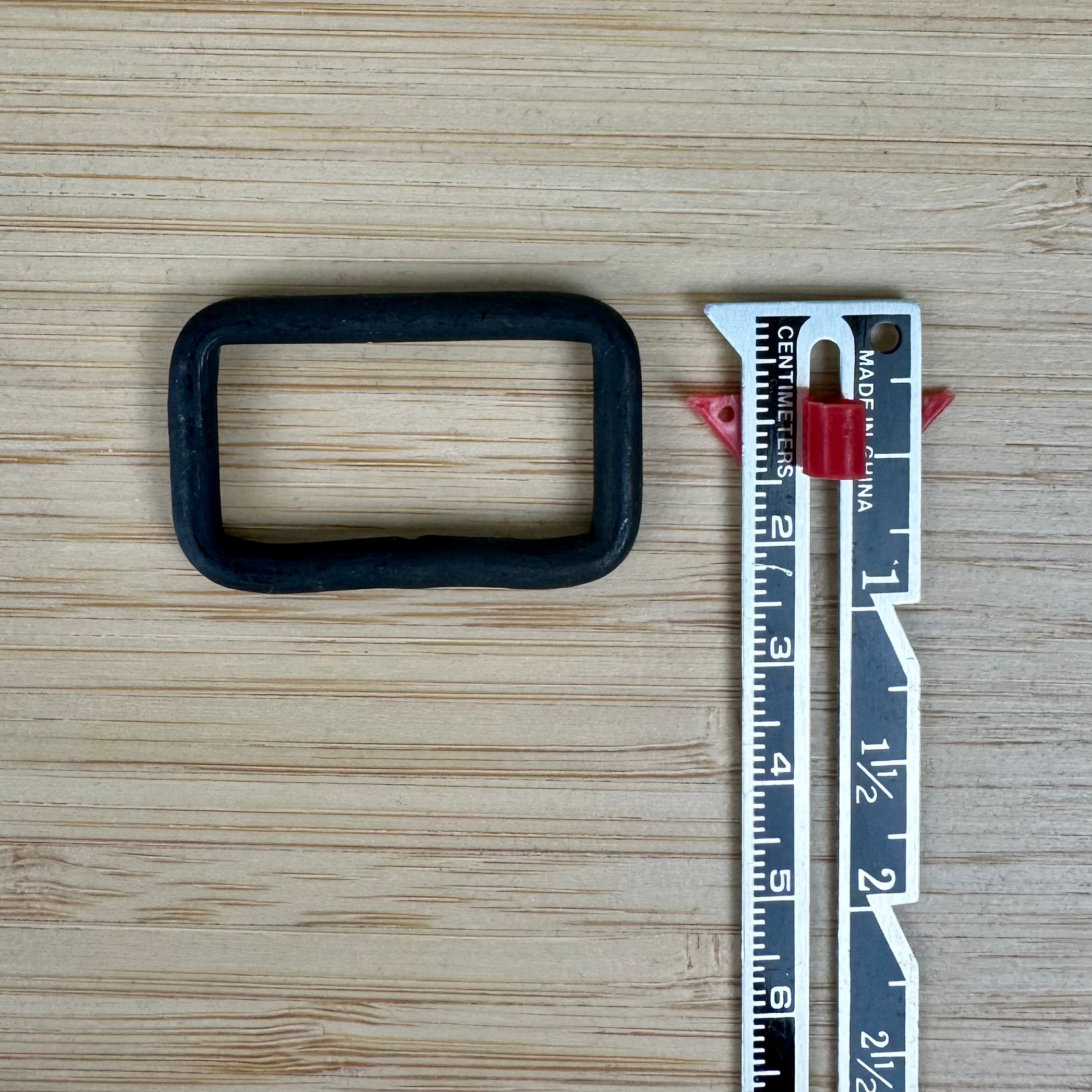 Rectangle Rings, Black (30mm) (NXX0812)