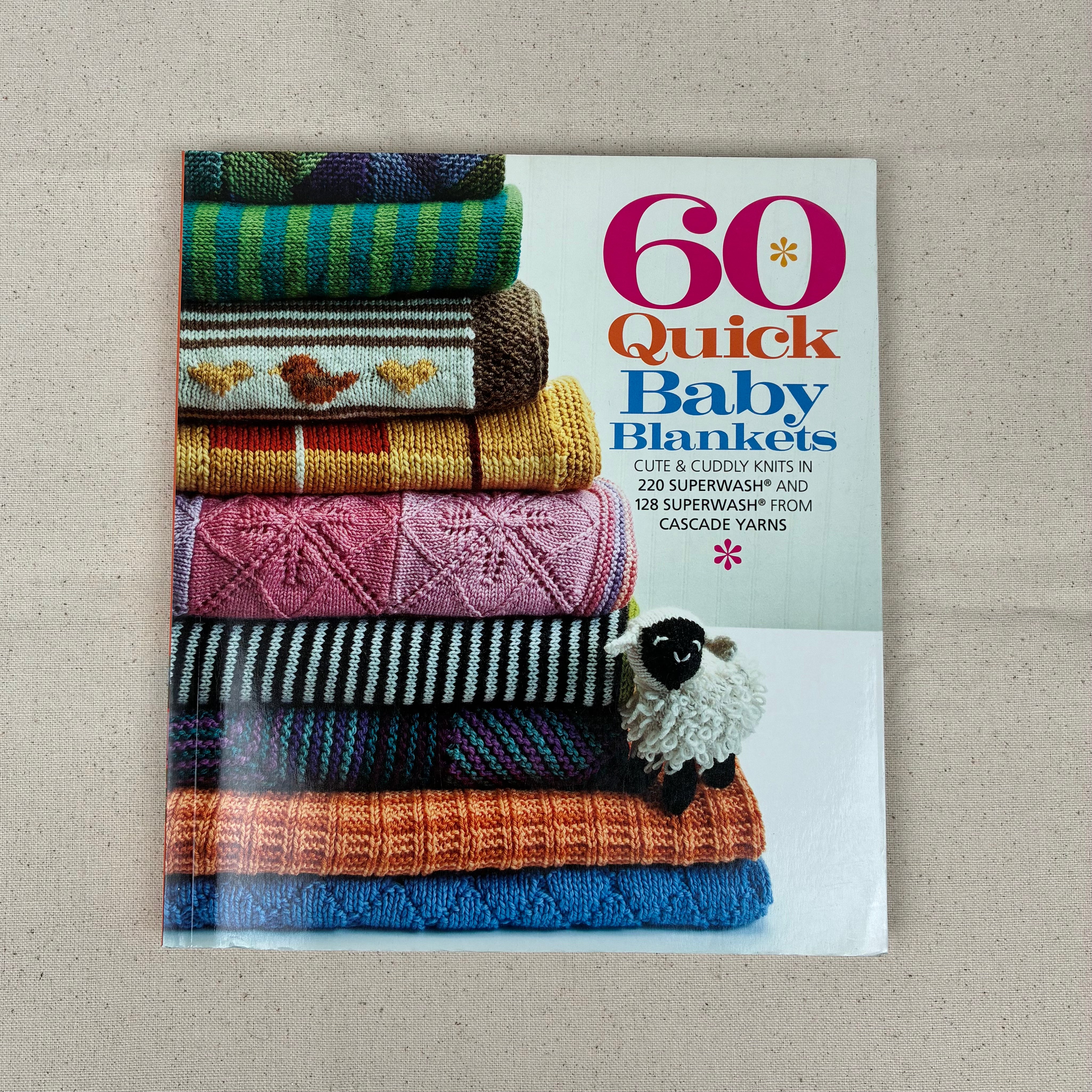 Knitting Book - 60 Quick Baby Blankets (NBK0337)