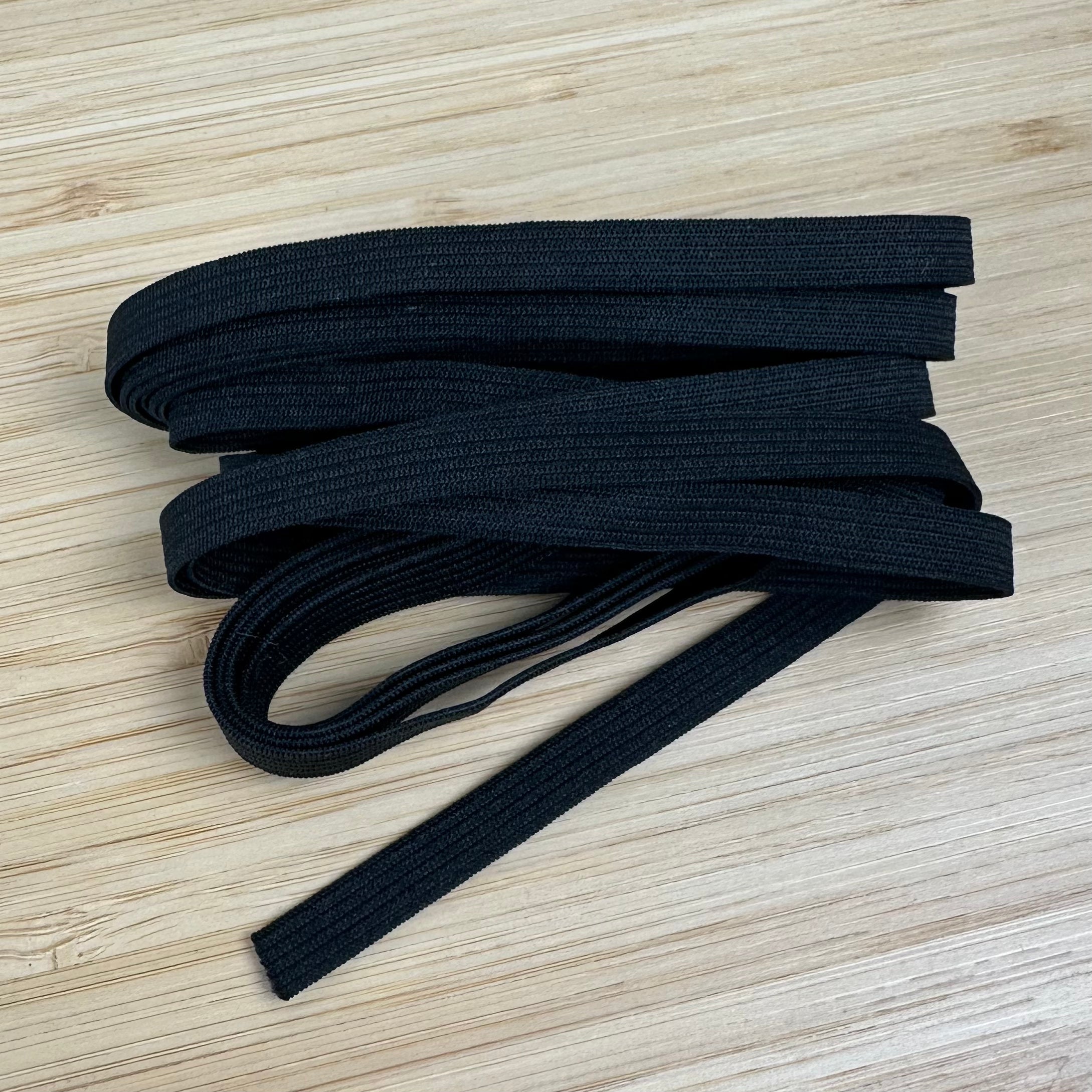 8mm Knit Elastic - Black (NEL0128)