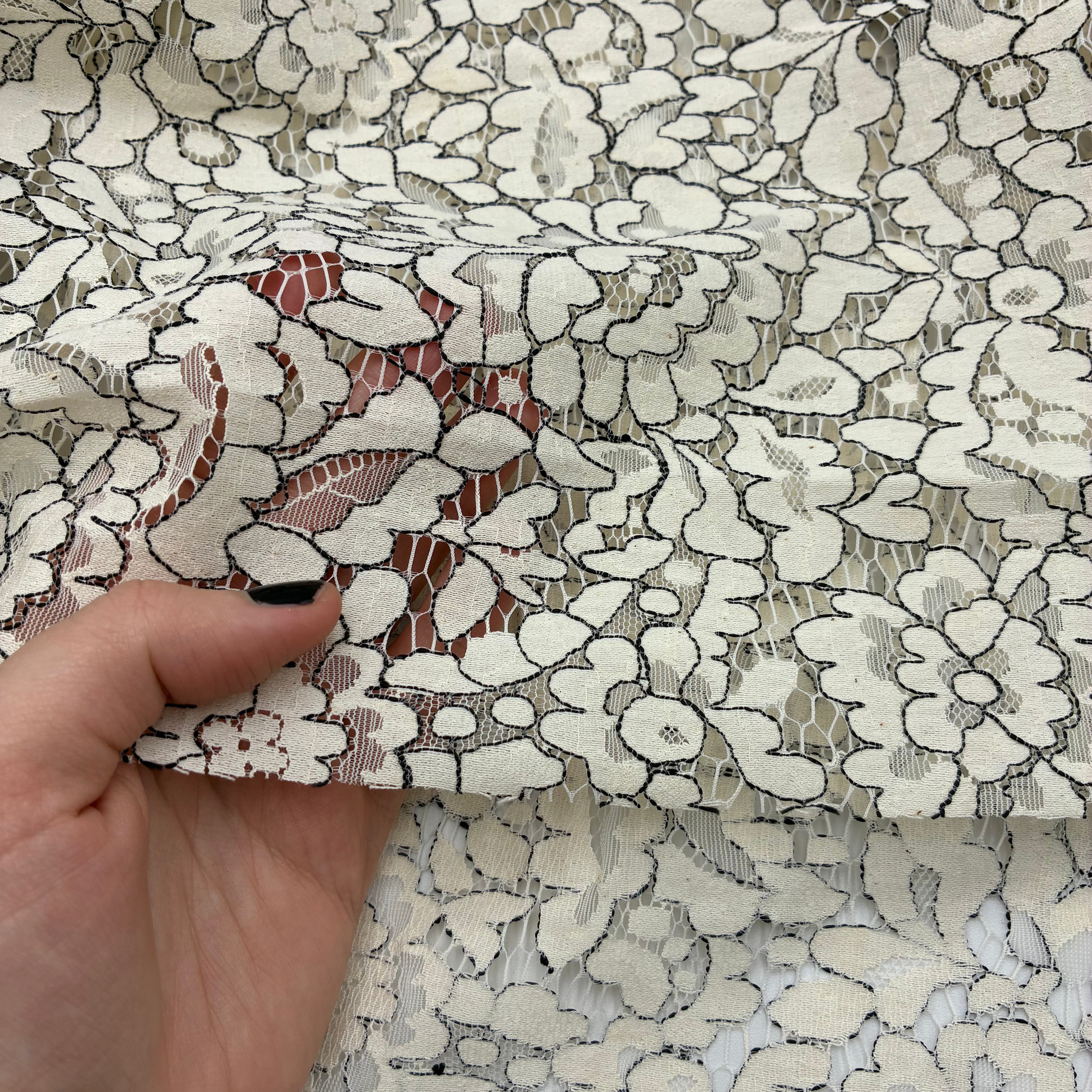 Floral Lace - Cream (WFY0637:38)