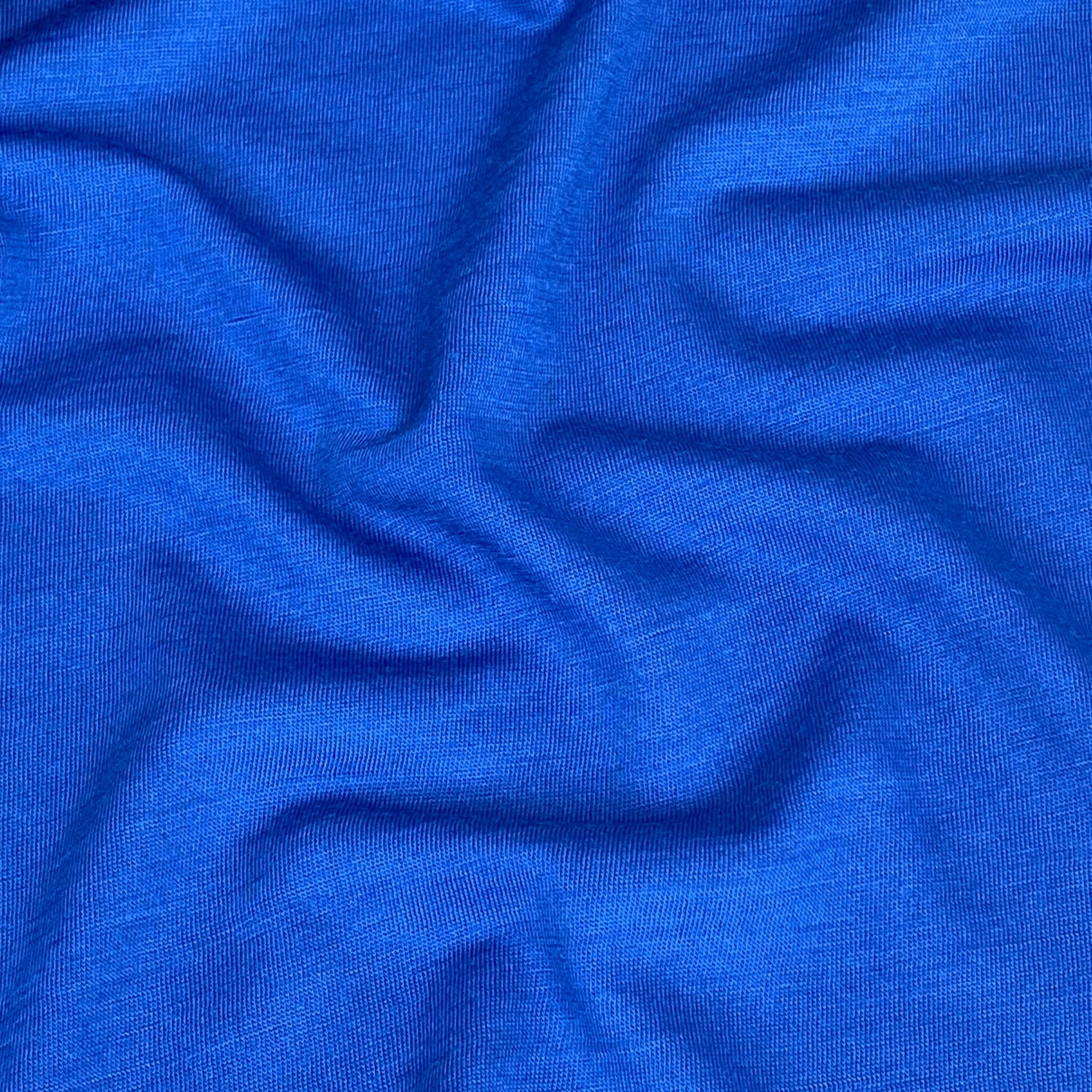 Merino Wool Blend Jersey, French Blue (KJE1125:1126)