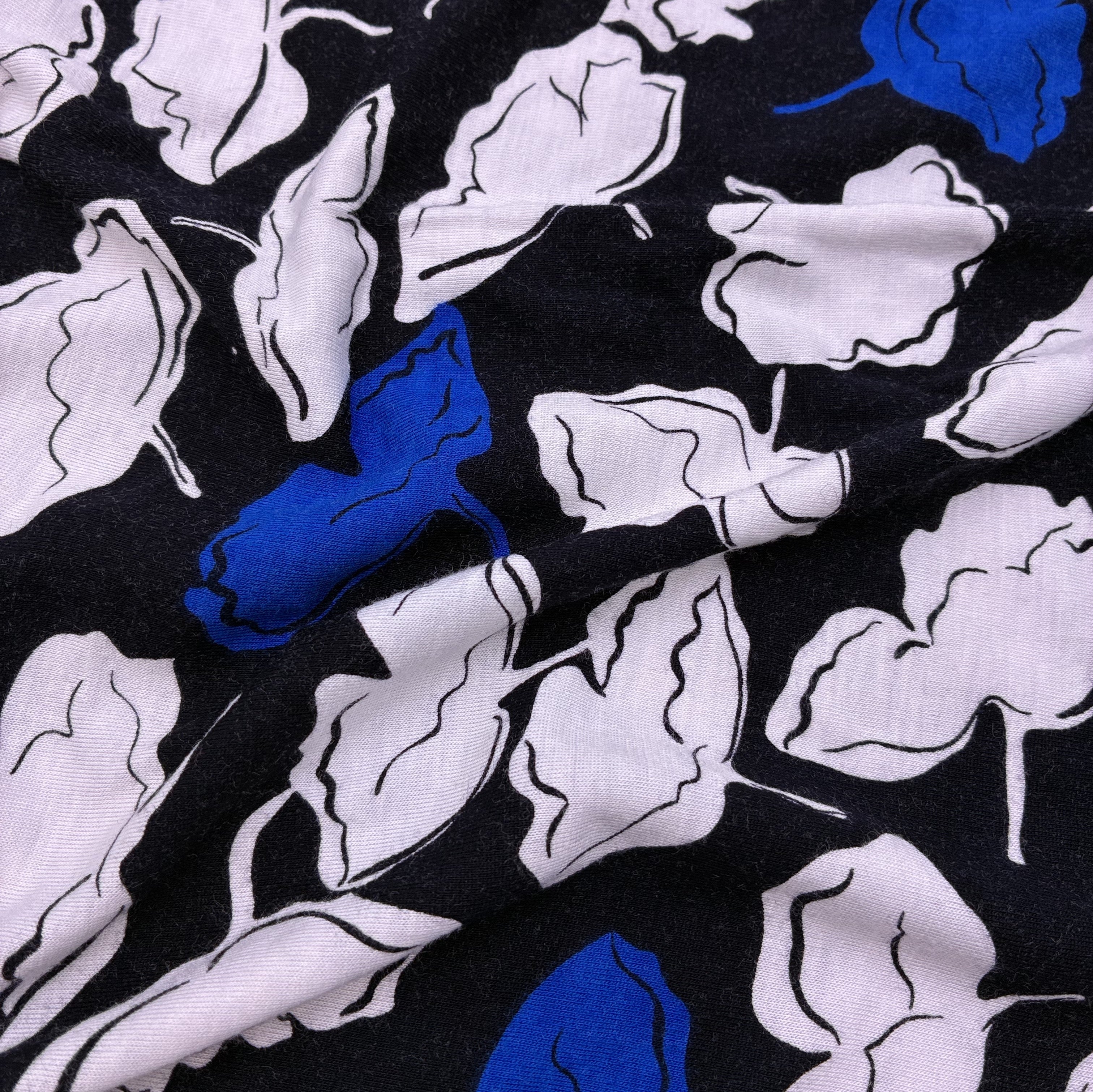 Knit Jersey - Sapphire Lily (KJE1456)