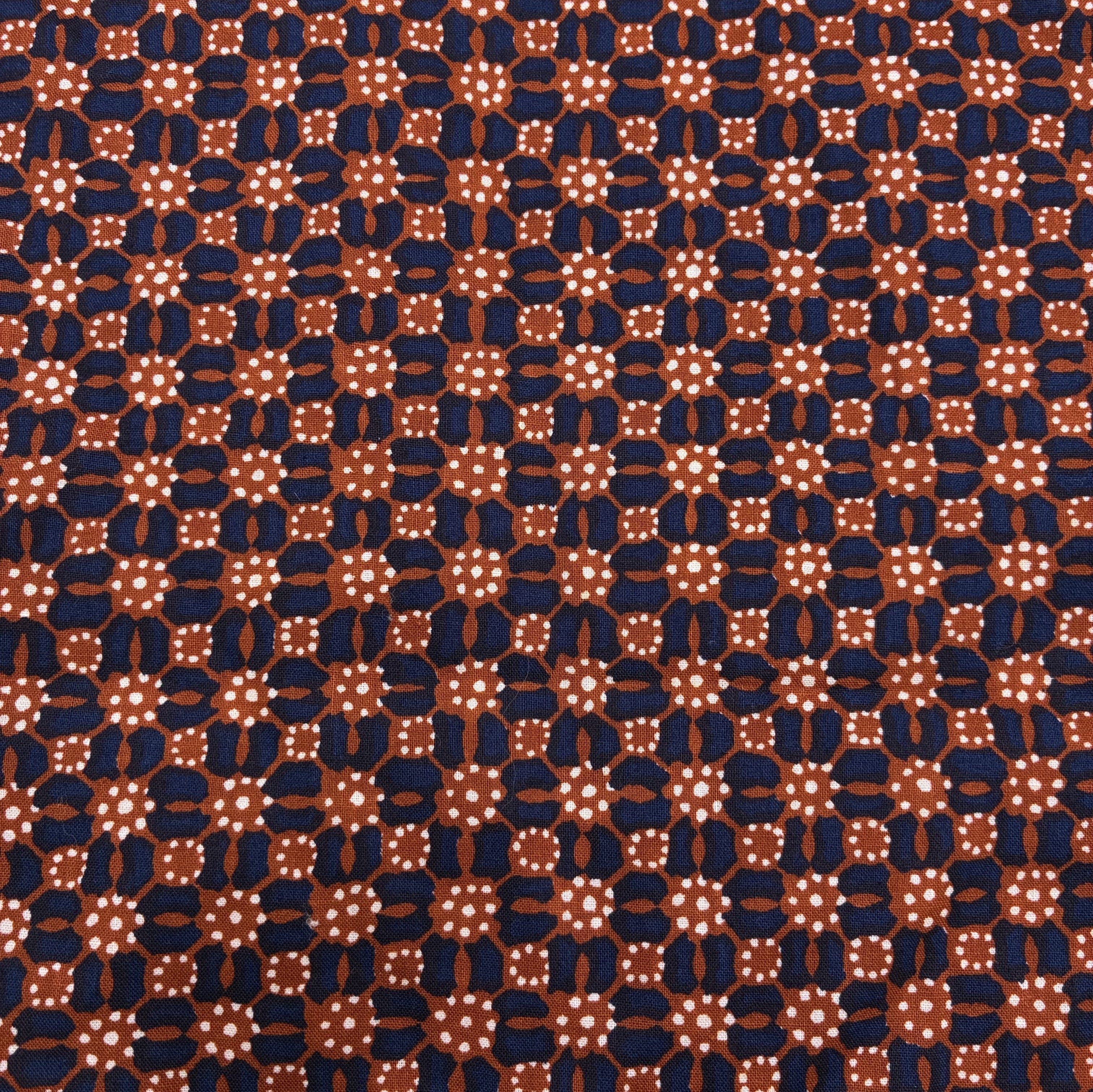 Quilting Cotton - Navy Brown (WQC2924)