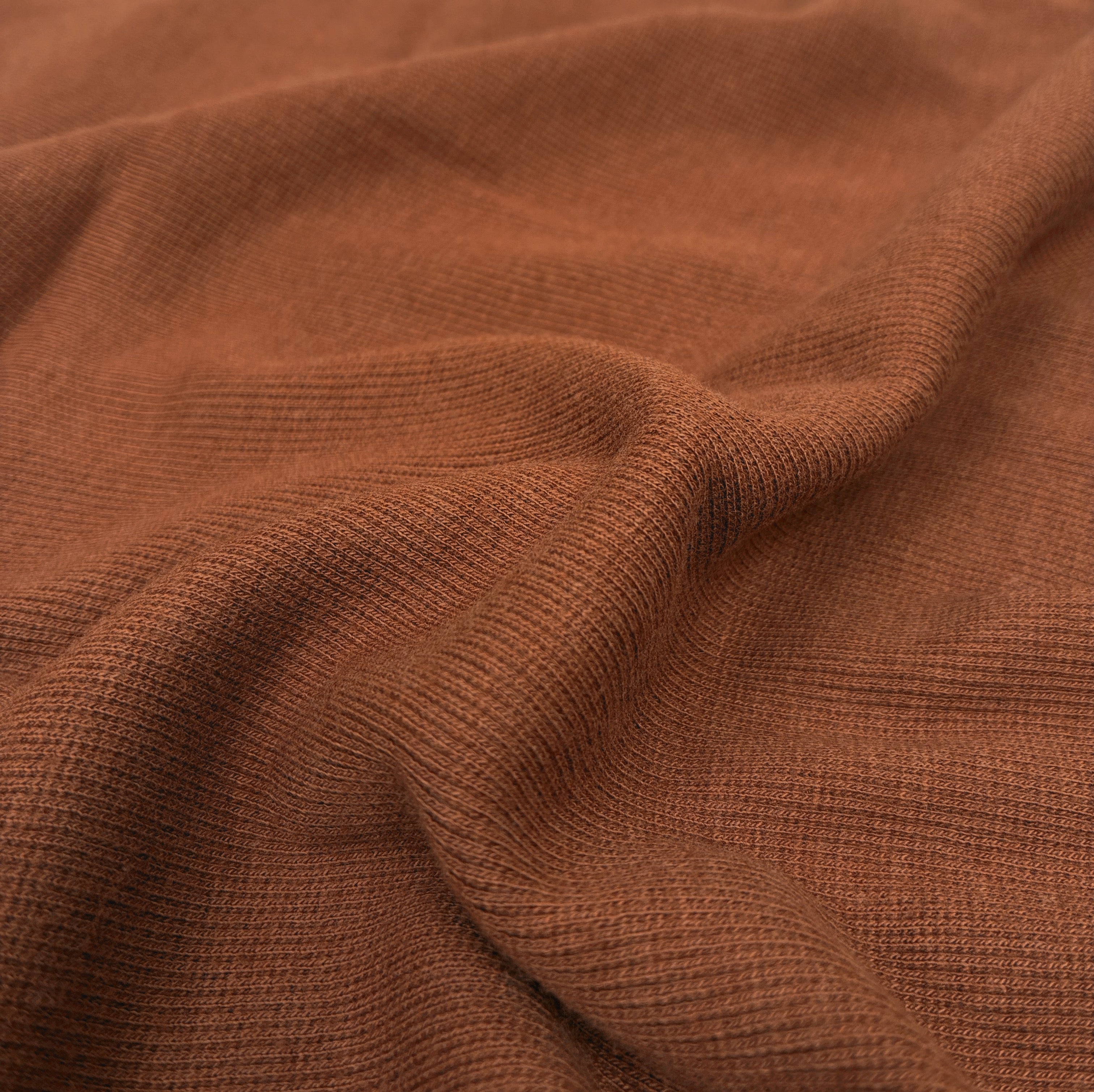 Cotton Baby Rib Knit - Canyon Rust (KRB0640)
