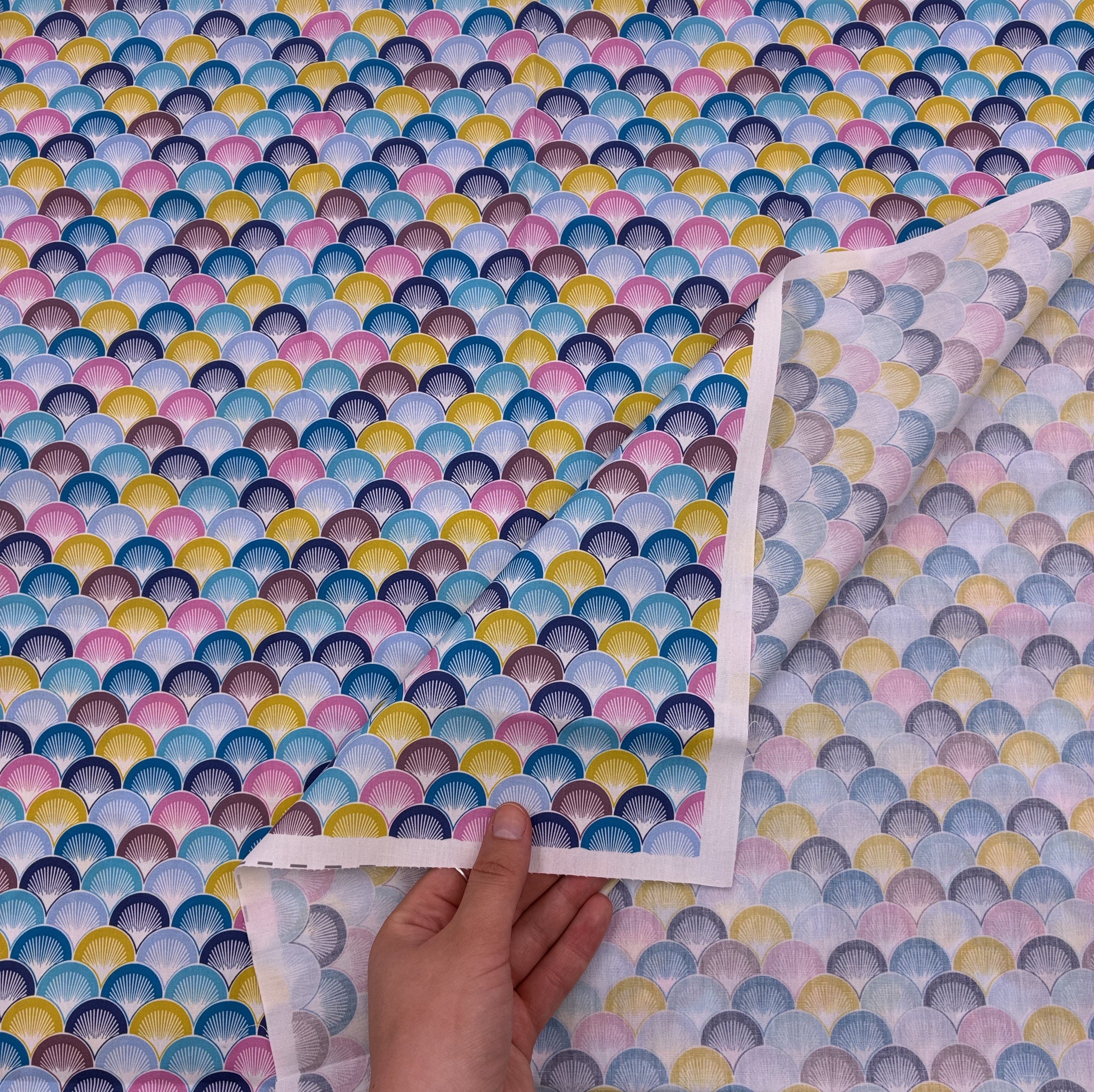 Quilting Cotton - Clamshells (WQC3110)