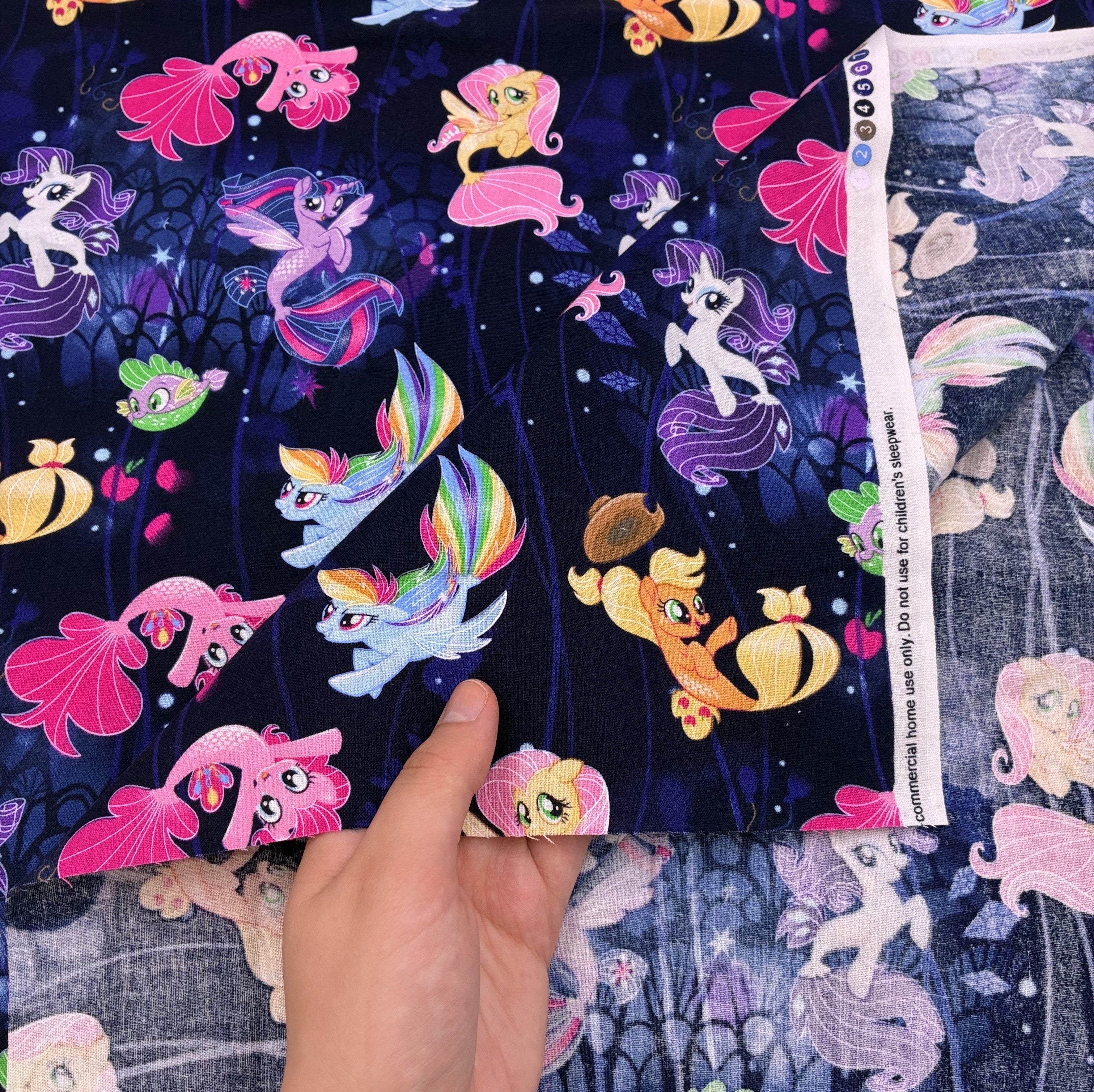 Quilting Cotton - Mermaids & Ponies (WQC3122)
