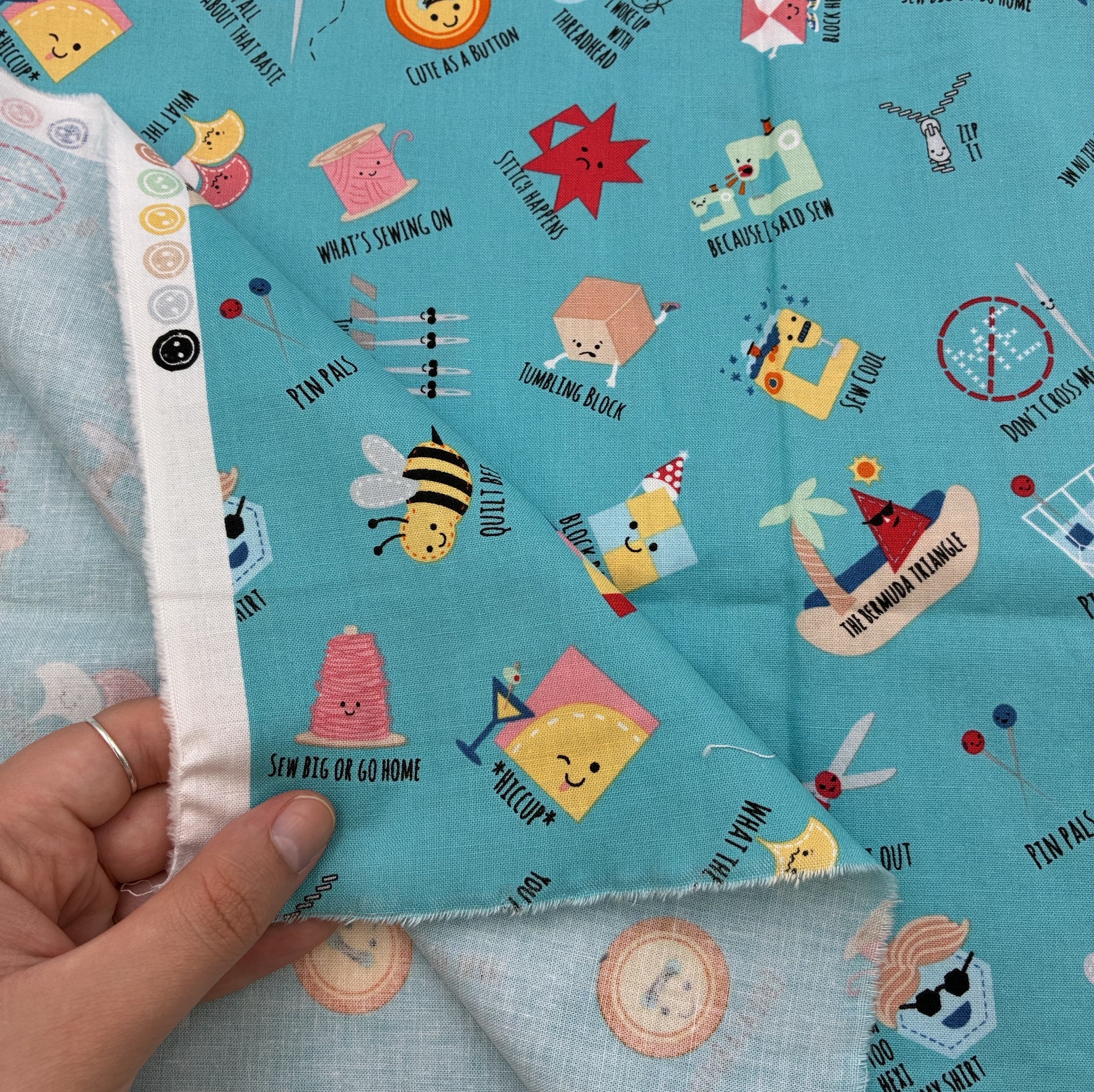 Quilting Cotton - Riley Blake Sew Chatty (WQC3128:9)