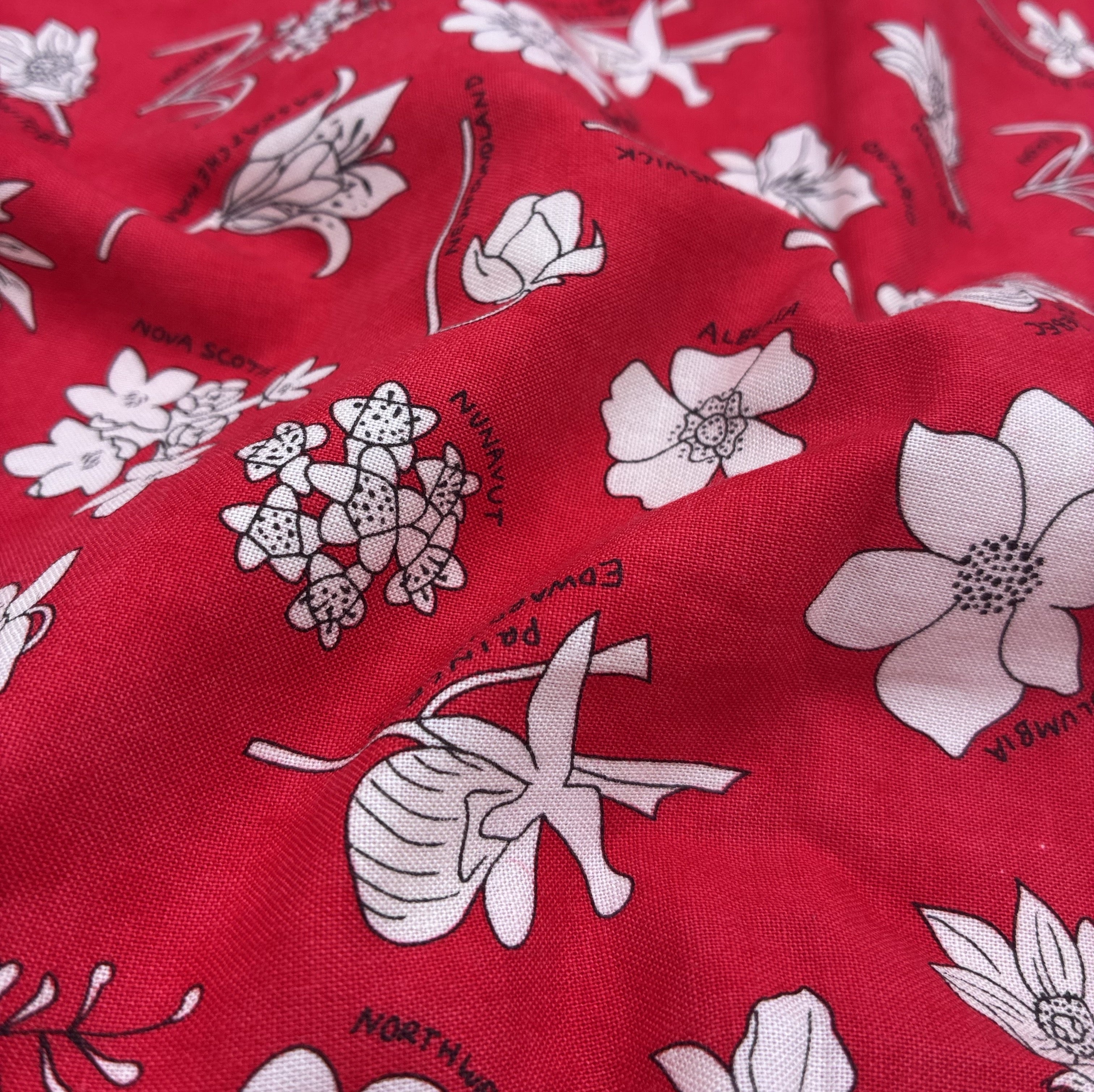 Quilting Cotton - Moda Canadian Flowers (WQC3146)
