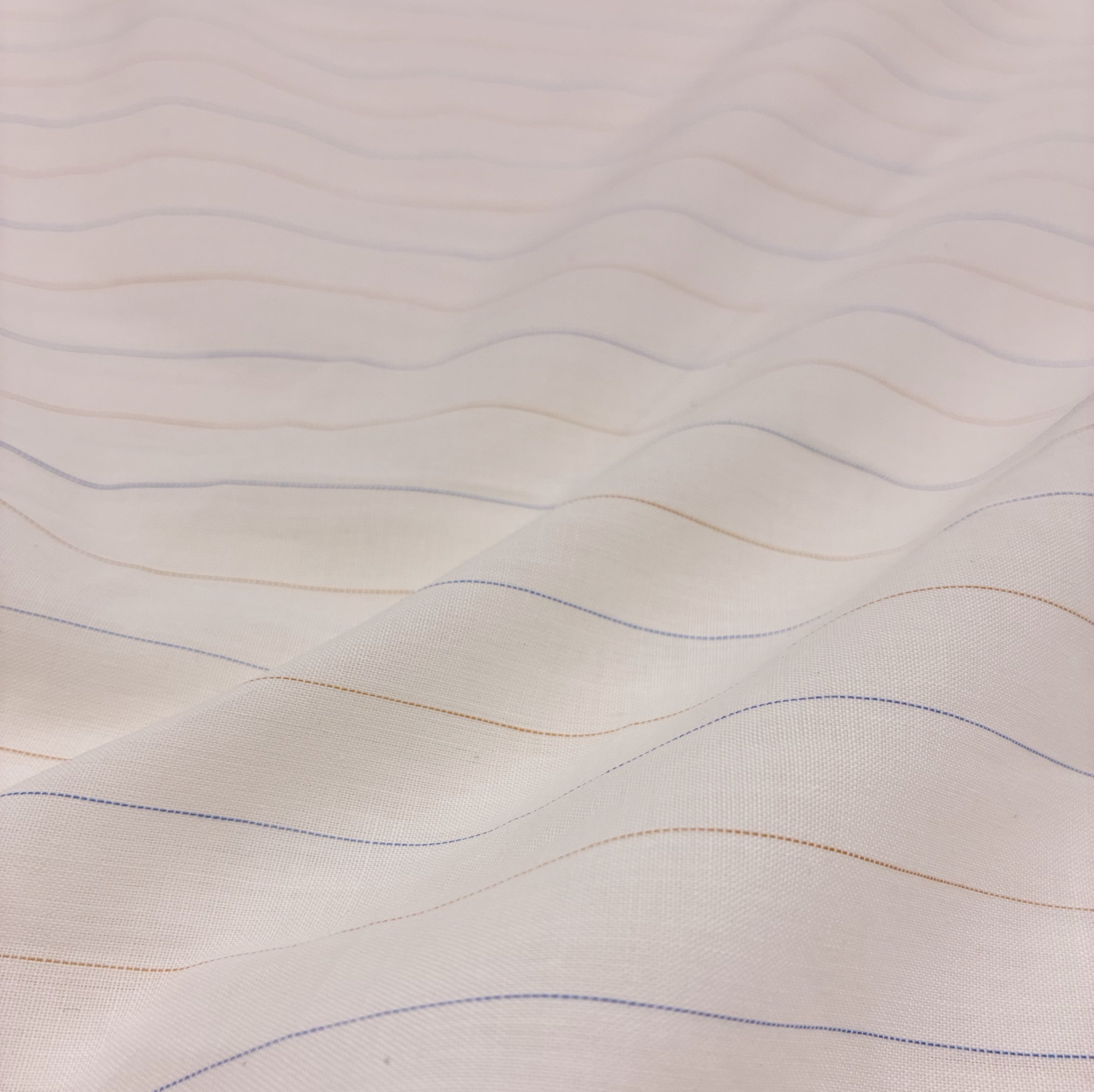 Cotton Shirting - White Pinstripe (WDW3412)